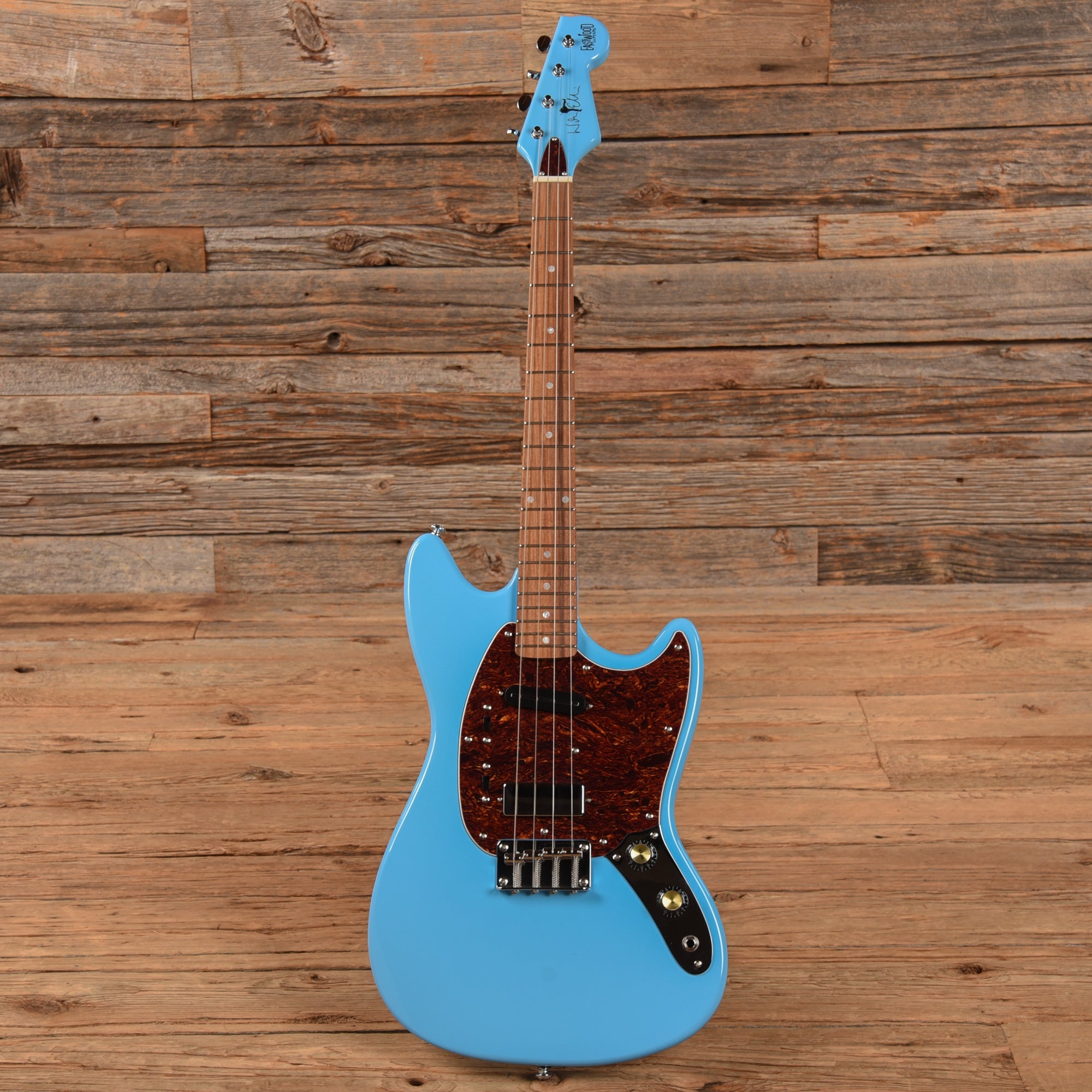 Eastwood Warren Ellis Tenor Baritone Sonic Blue Electric Guitars / Solid Body