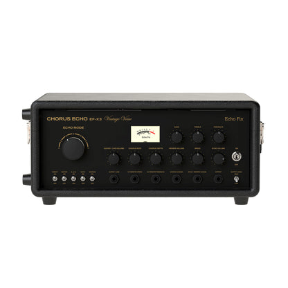Echo Fix EF-X3 Tolex Chorus Echo w/BBD Analog Chorus & Spring Reverb Black/Gold Limited Edition Vintage Voice Effect Pedals