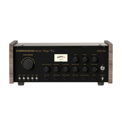 Echo Fix EF-X3 Wooden Chorus Echo w/BBD Analog Chorus & Spring Reverb Black/Gold Limited Edition Vintage Voice Effect Pedals