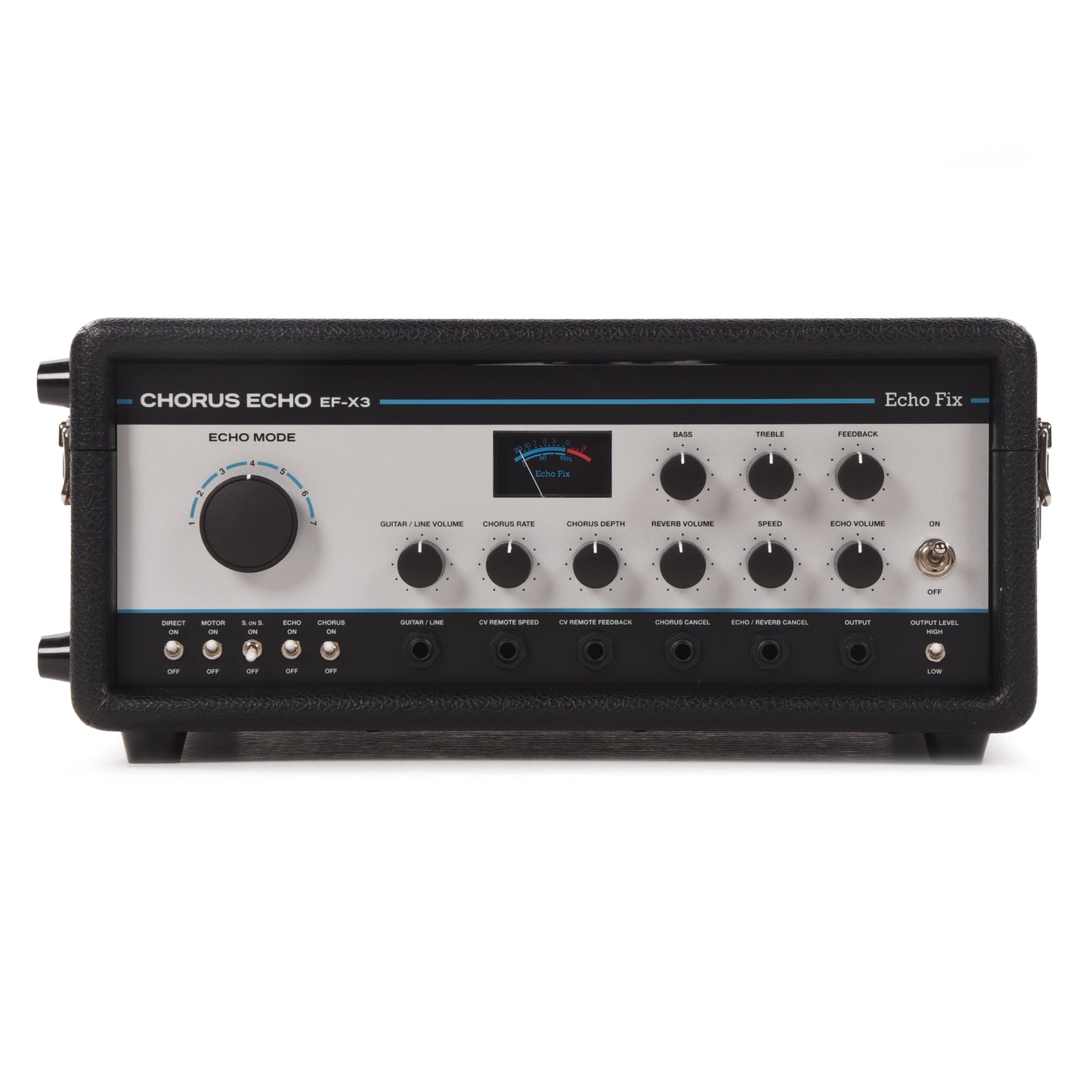 Echo Fix EF-X3 Tolex Chorus Echo w/BBD Analog Chorus & Spring Reverb Silver Effects and Pedals / Delay