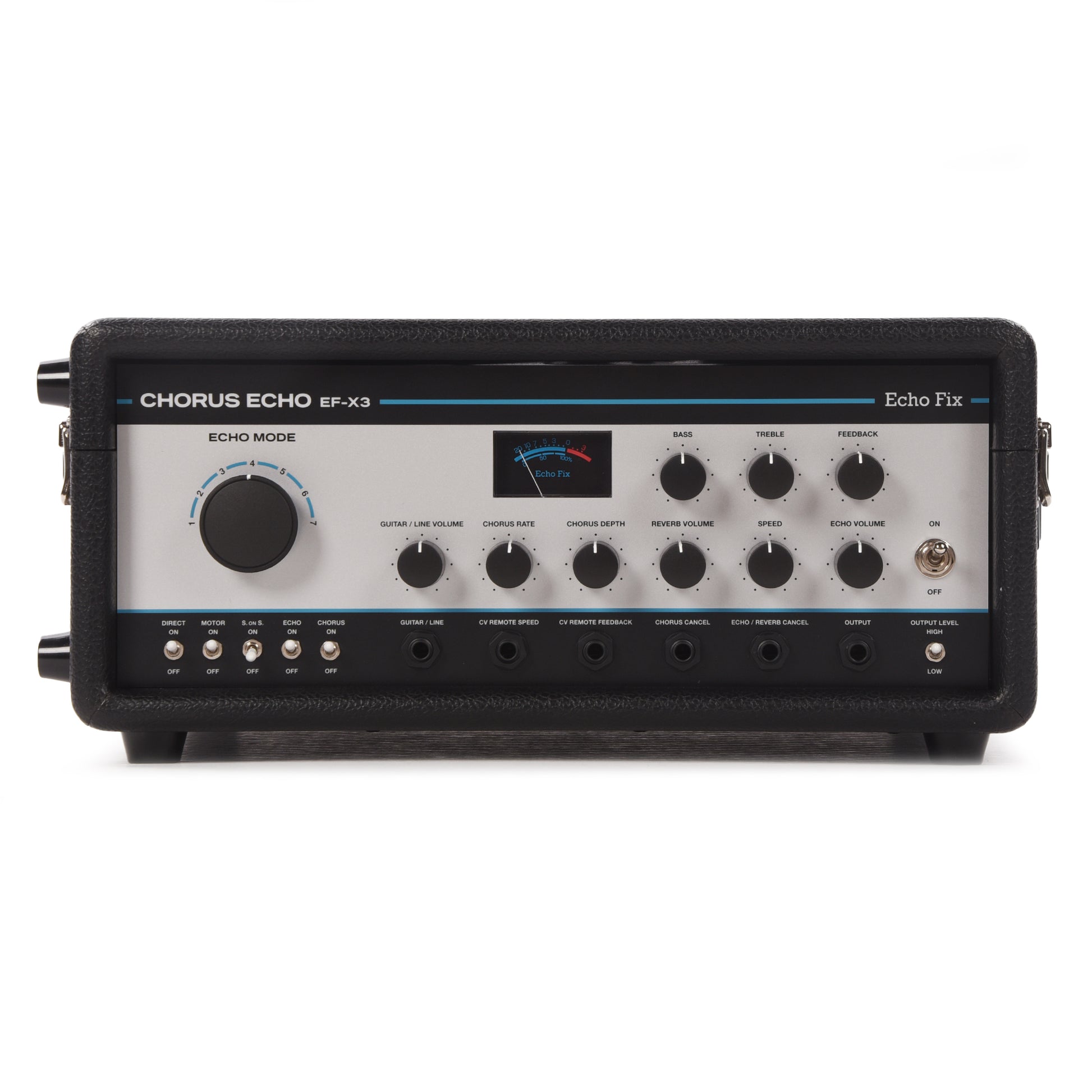 Echo Fix EF-X3 Tolex Chorus Echo w/BBD Analog Chorus & Spring Reverb Silver Effects and Pedals / Delay