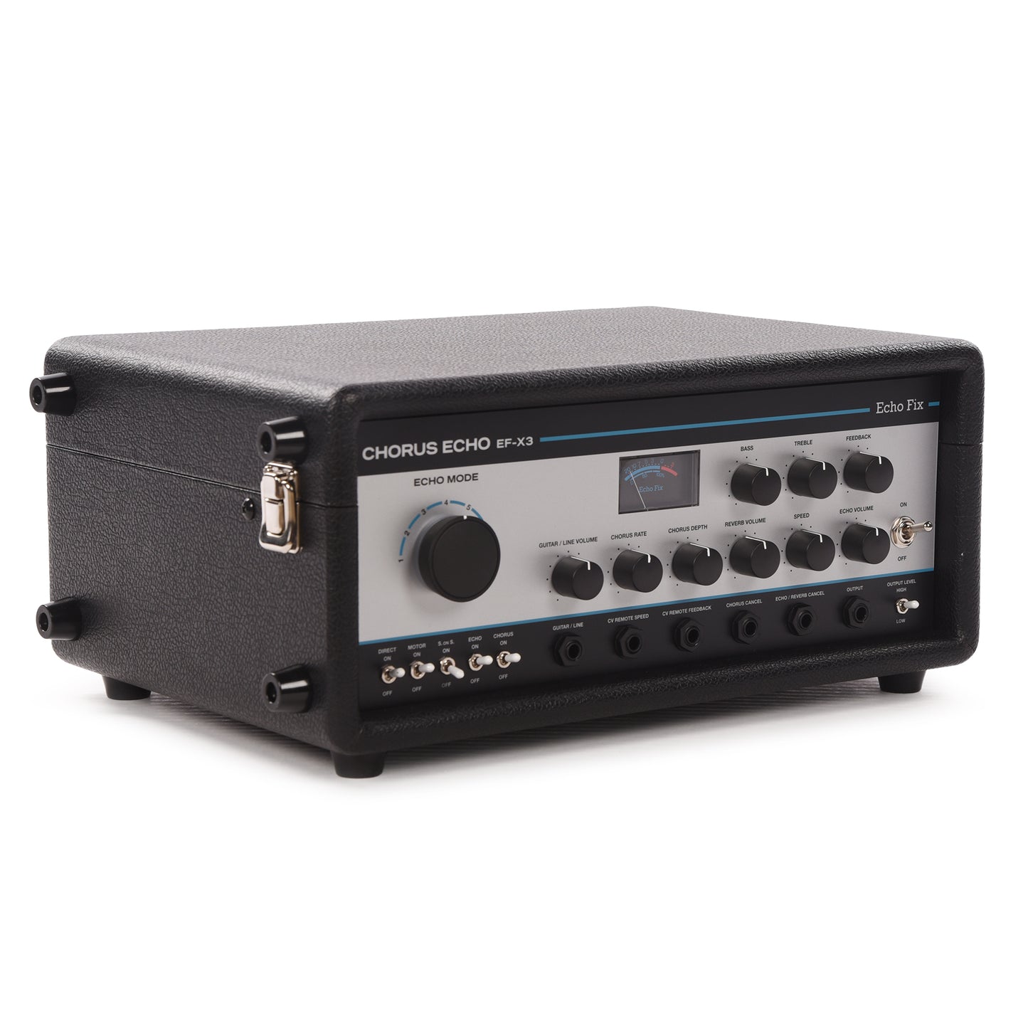 Echo Fix EF-X3 Tolex Chorus Echo w/BBD Analog Chorus & Spring Reverb Silver Effects and Pedals / Delay