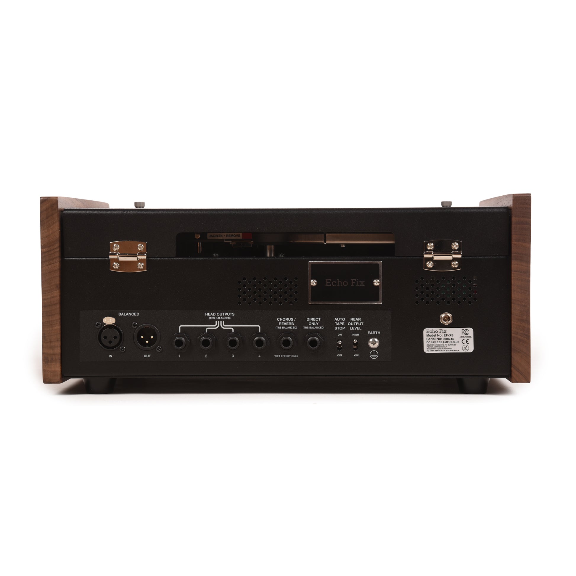 Echo Fix EF-X3 Wooden Chorus Echo w/BBD Analog Chorus & Spring Reverb Black Effects and Pedals / Delay