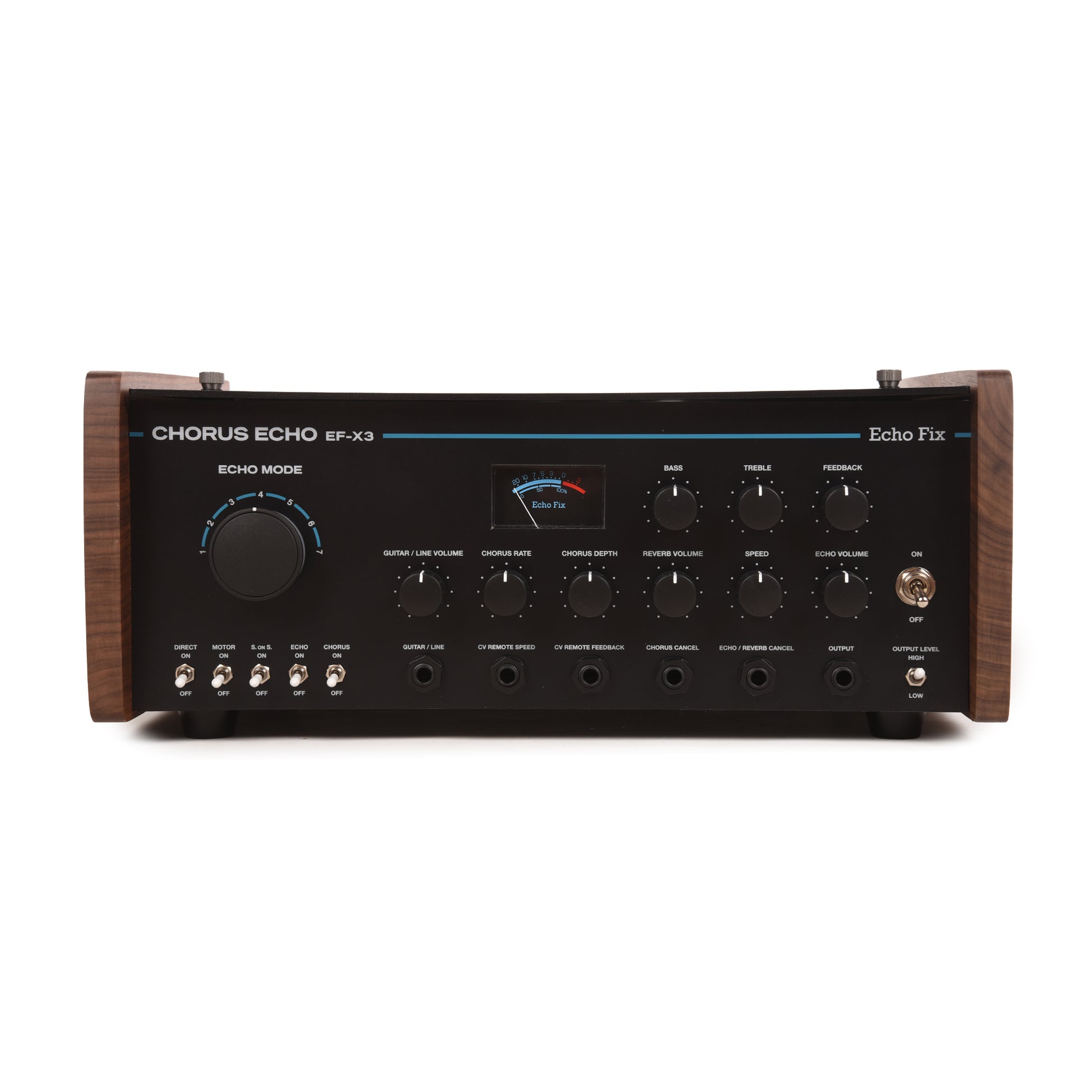 Echo Fix EF-X3 Wooden Chorus Echo w/BBD Analog Chorus & Spring Reverb Black Effects and Pedals / Delay