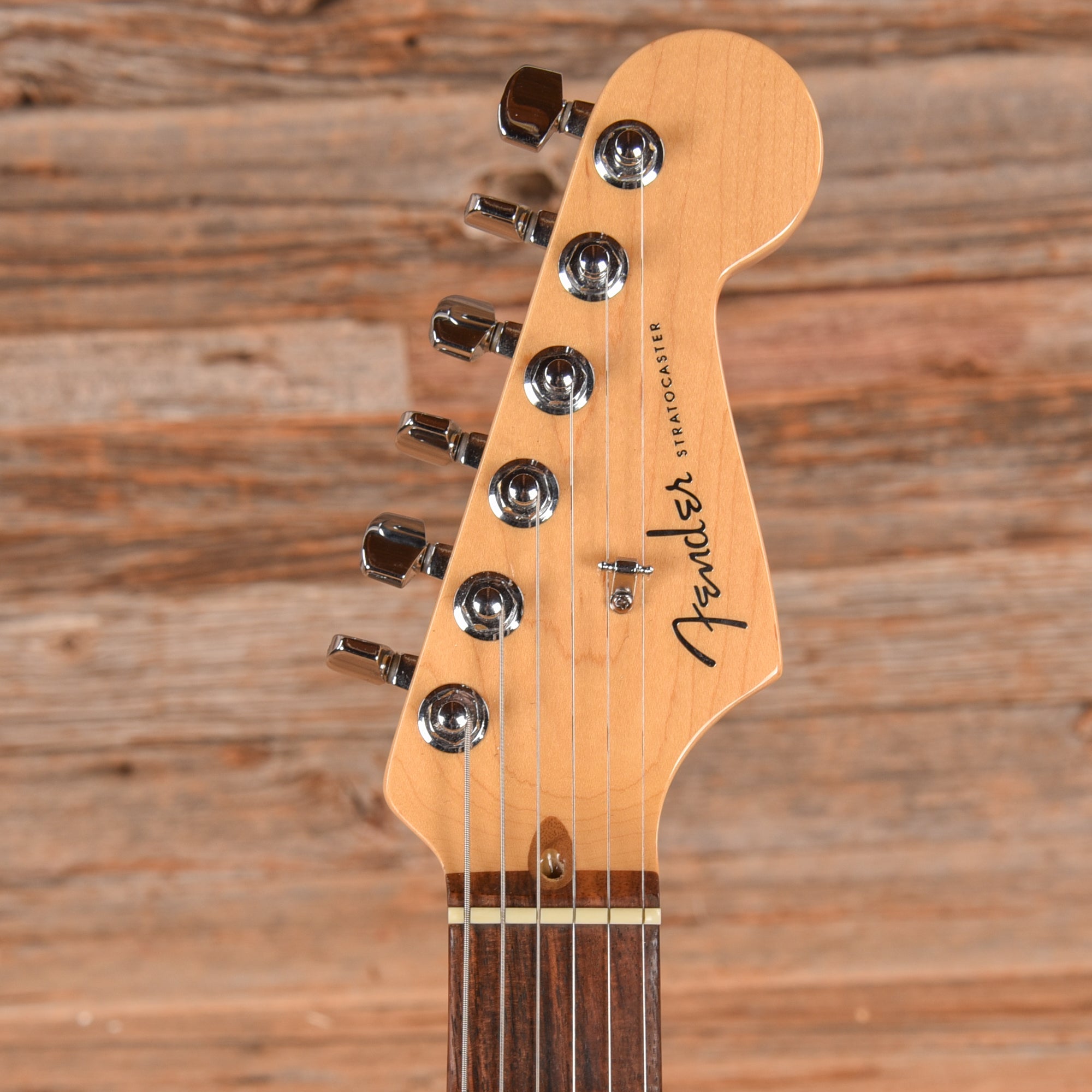 Fender American Deluxe Stratocaster Chrome Silver 2004