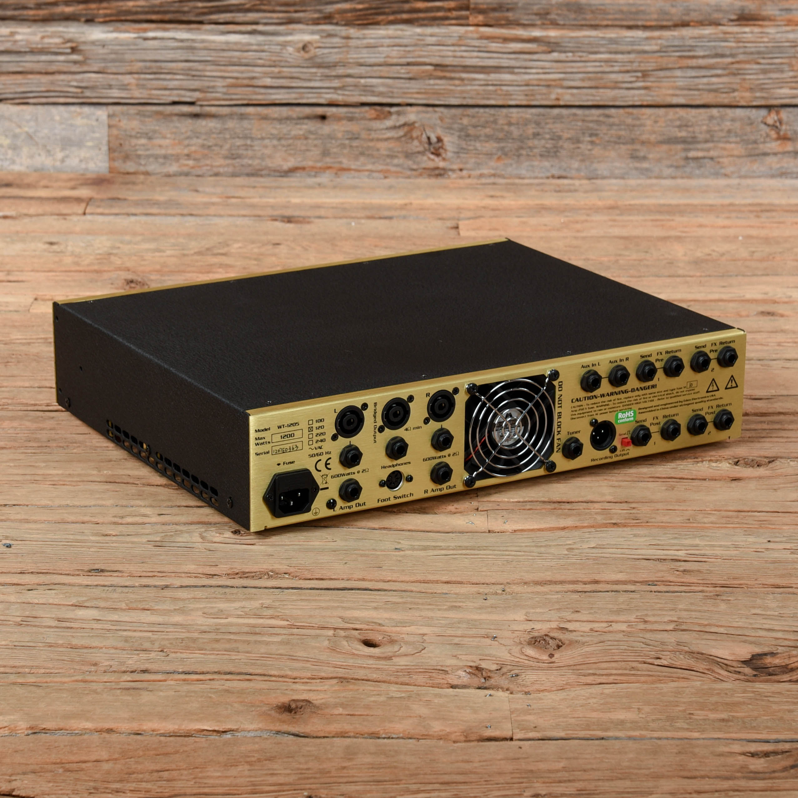 Eden WT-1205 2-Channel 1200-Watt Bass Amp Head – Chicago Music