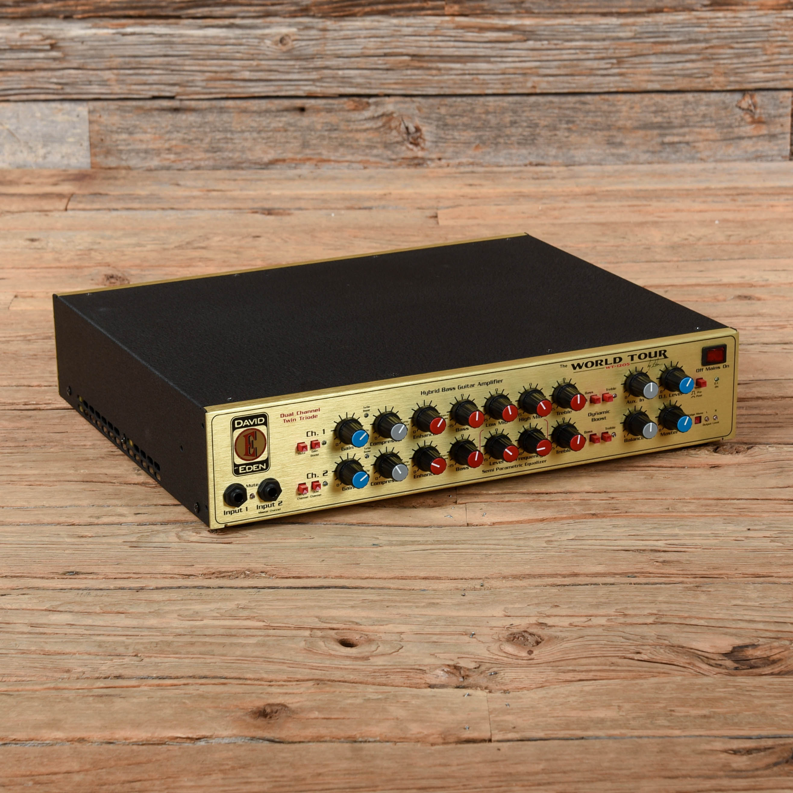 EDEN ハイブリッド ベース ギター アンプ WT-1205 Eden WT-1205 2-Channel 1200-Watt Bass Amp Head – Chicago Music