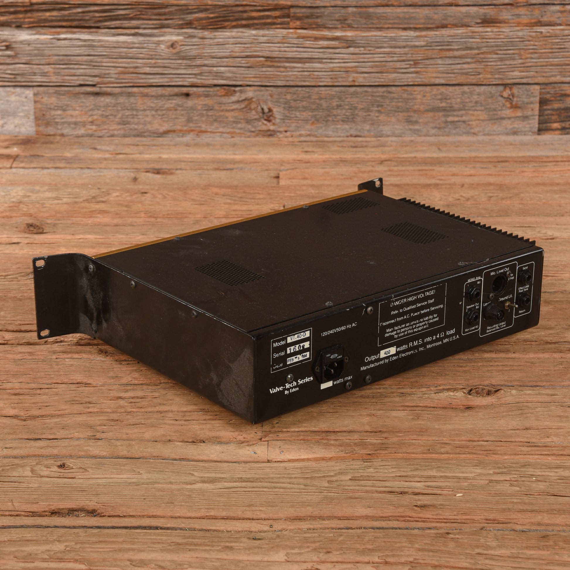 Eden VT40 400-Watt Bass Amp Head Amps / Guitar Amps / Guitar Cabinets