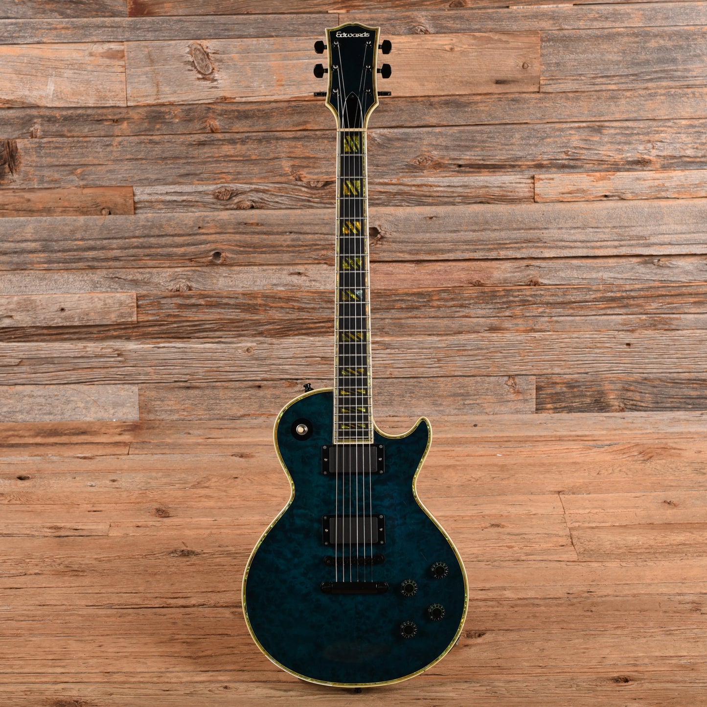 Edwards E-LP-117 Trans-blue Electric Guitars