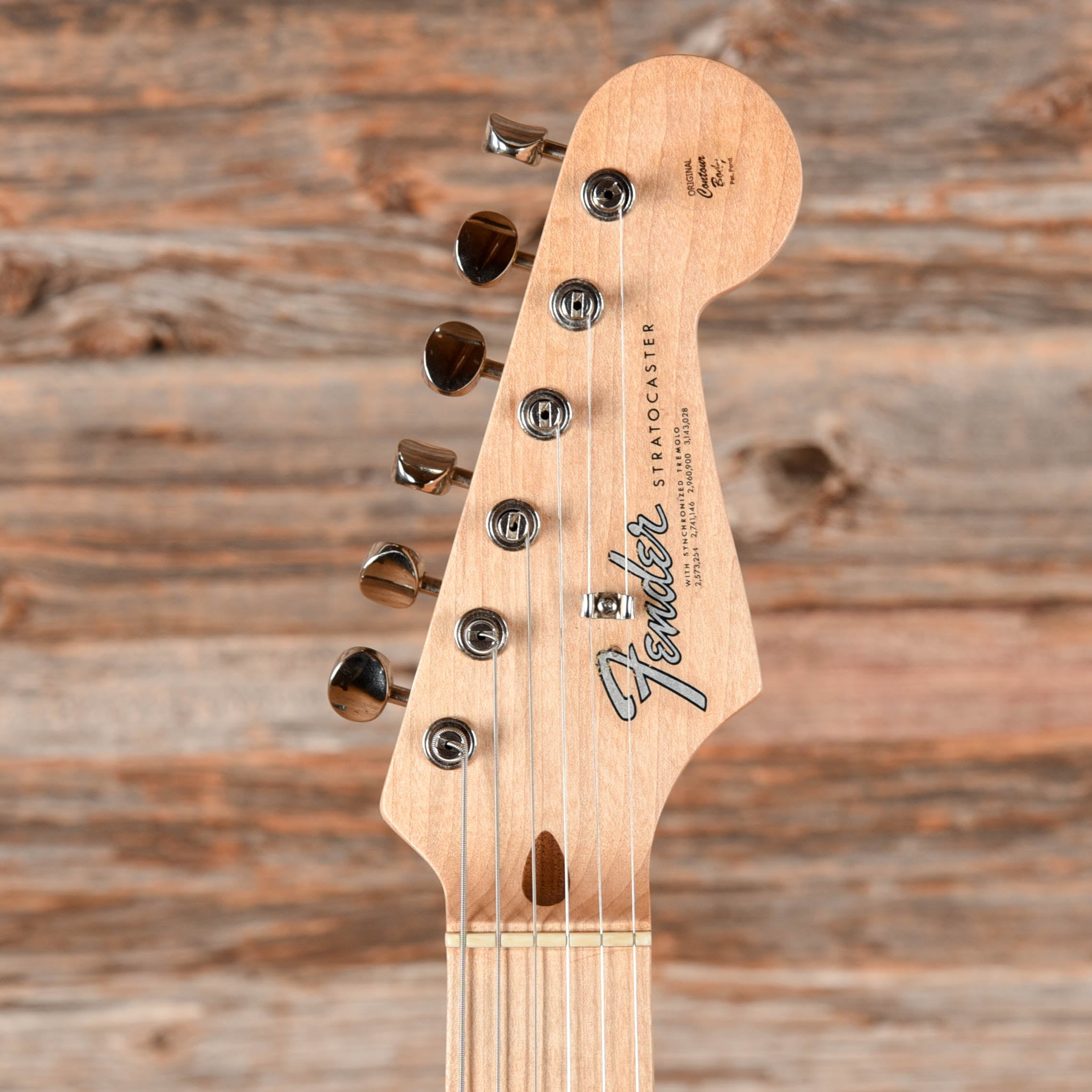 Fender '50s Stratocaster Reissue Neck with Unknown Body Blue Flower 1996