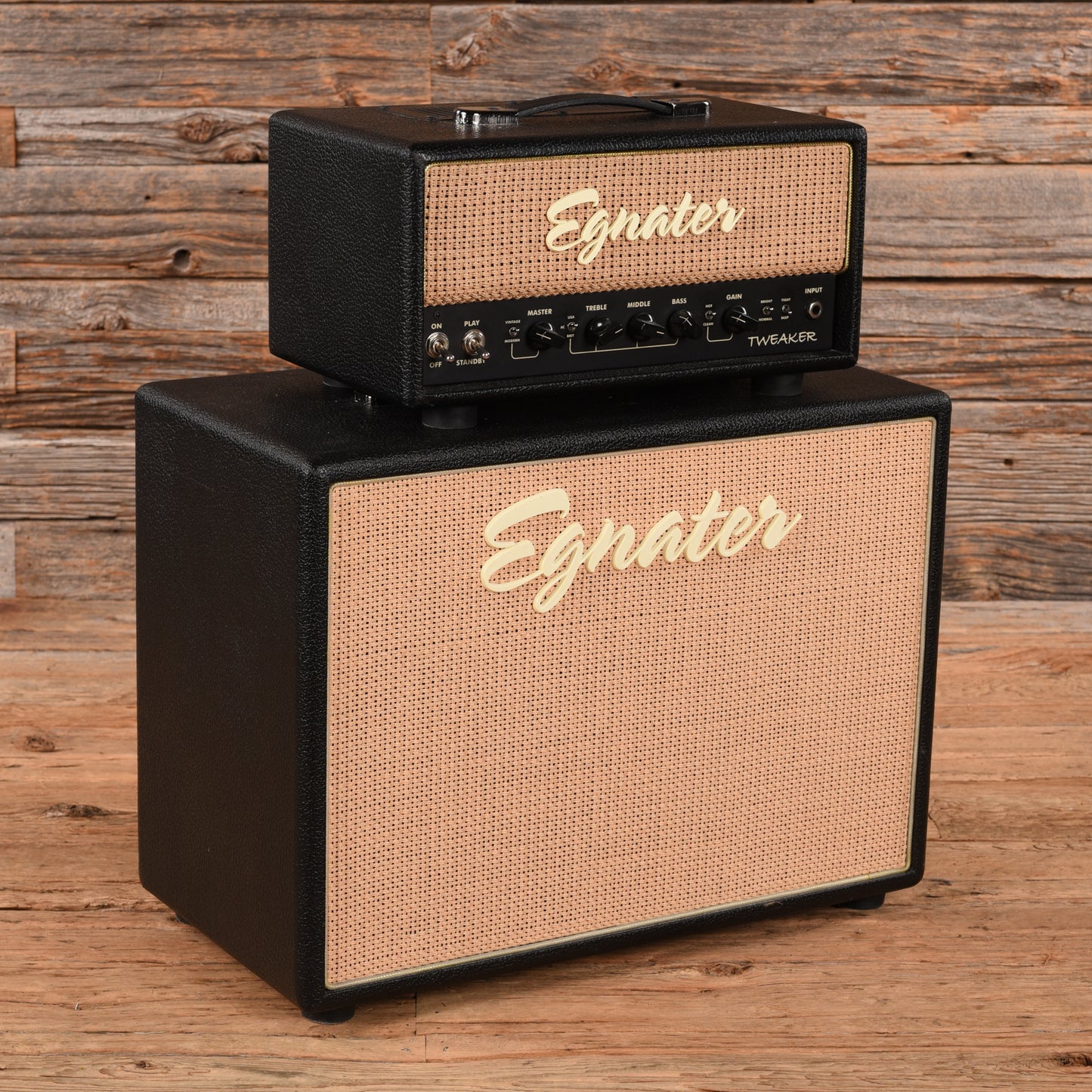 Egnater Tweaker 15 Head w/ Tweaker 1x12" Guitar Speaker Cab Amplifiers