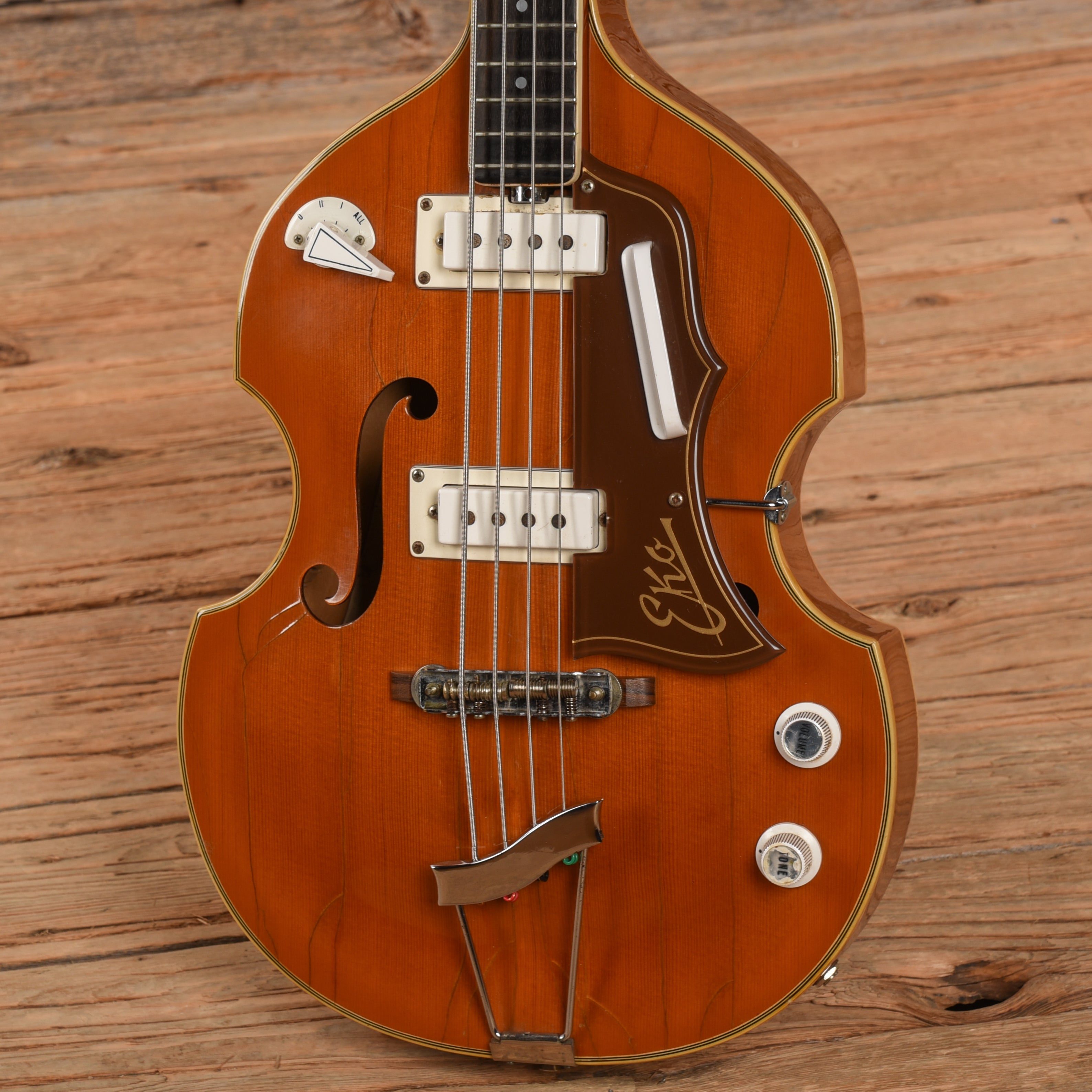 EKO 995 Natural 1960s Bass Guitars / 4-String