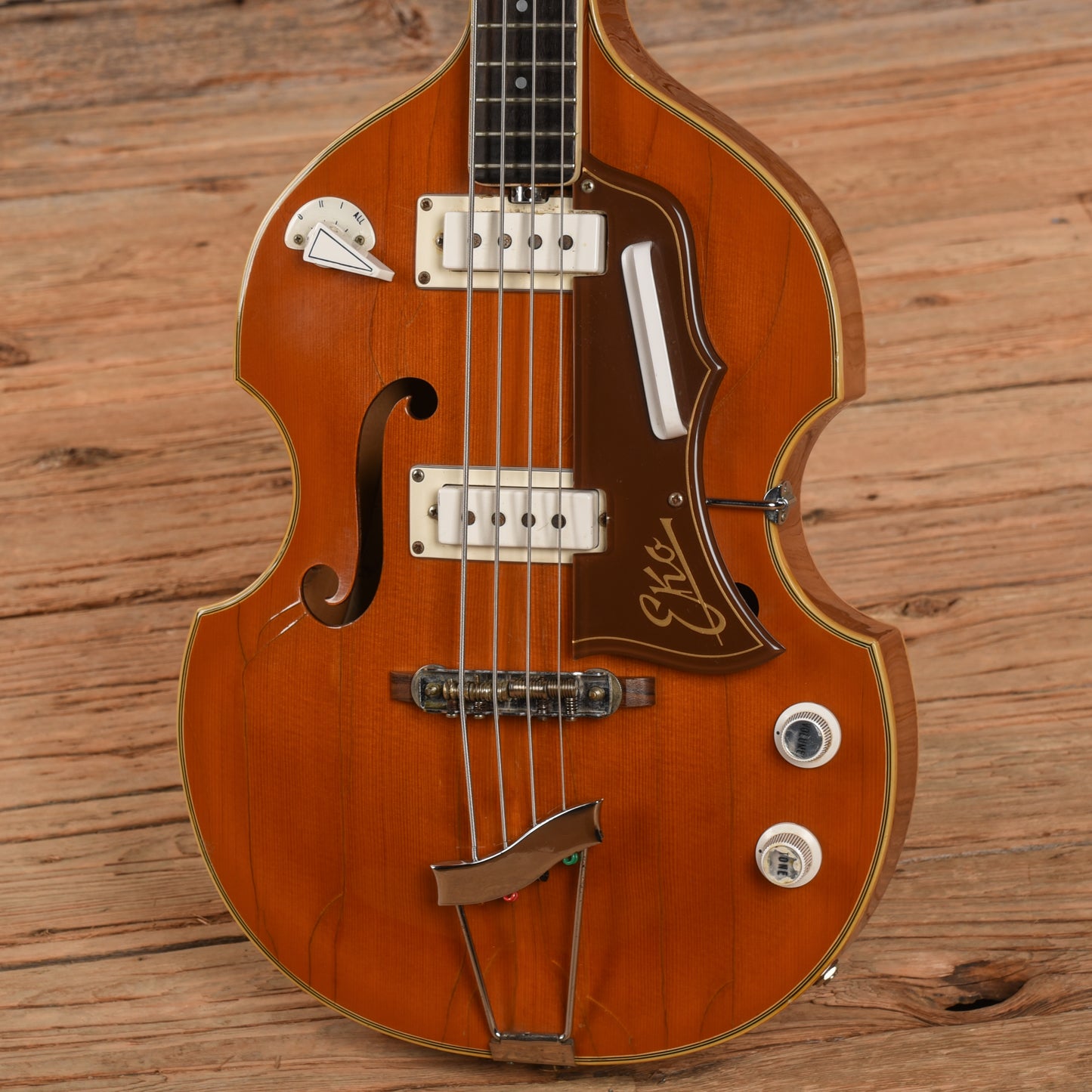 EKO 995 Natural 1960s Bass Guitars / 4-String
