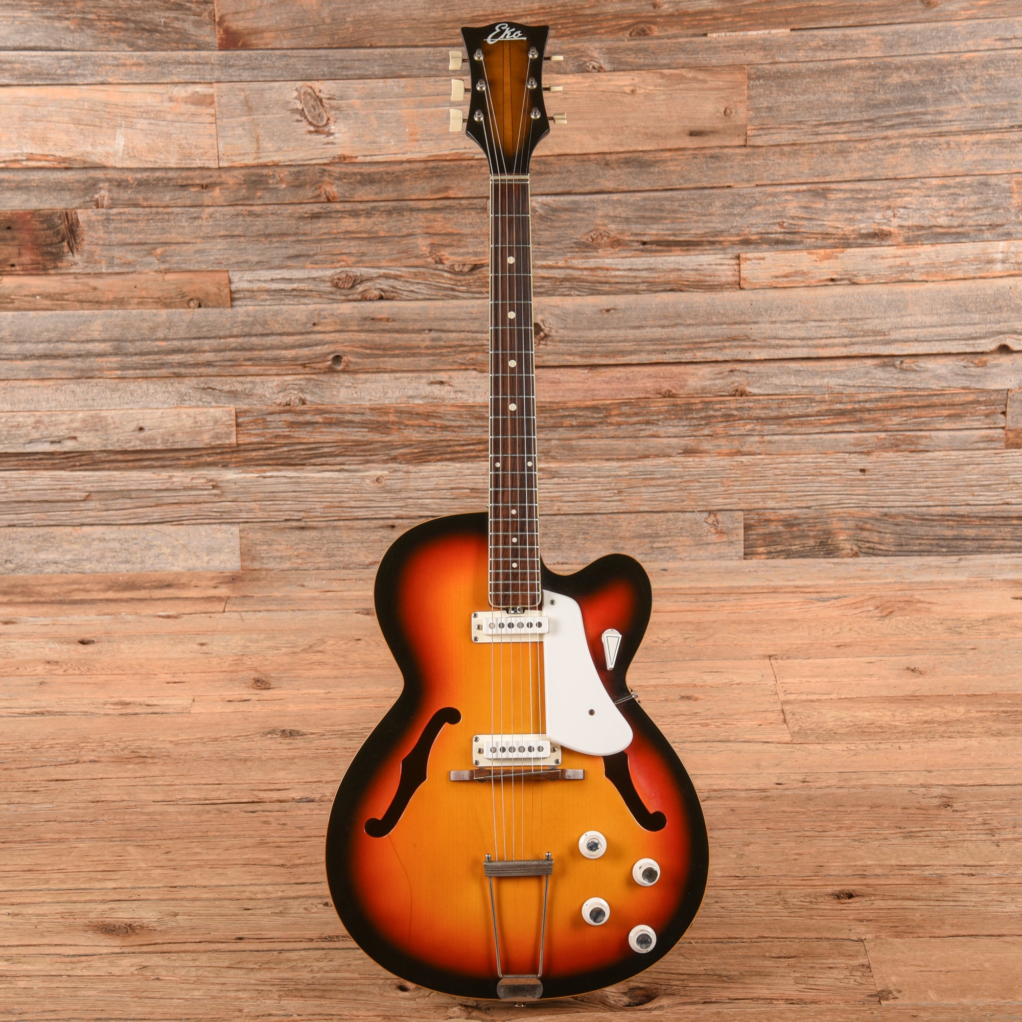 EKO Hollowbody Sunburst 1960s Electric Guitars