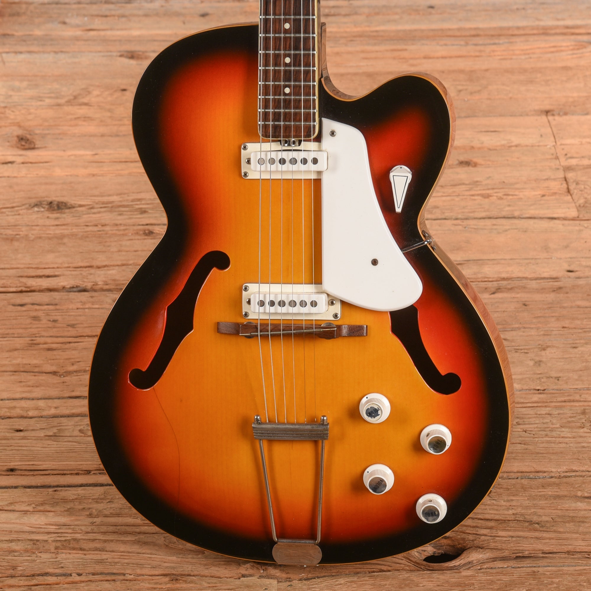 EKO Hollowbody Sunburst 1960s Electric Guitars