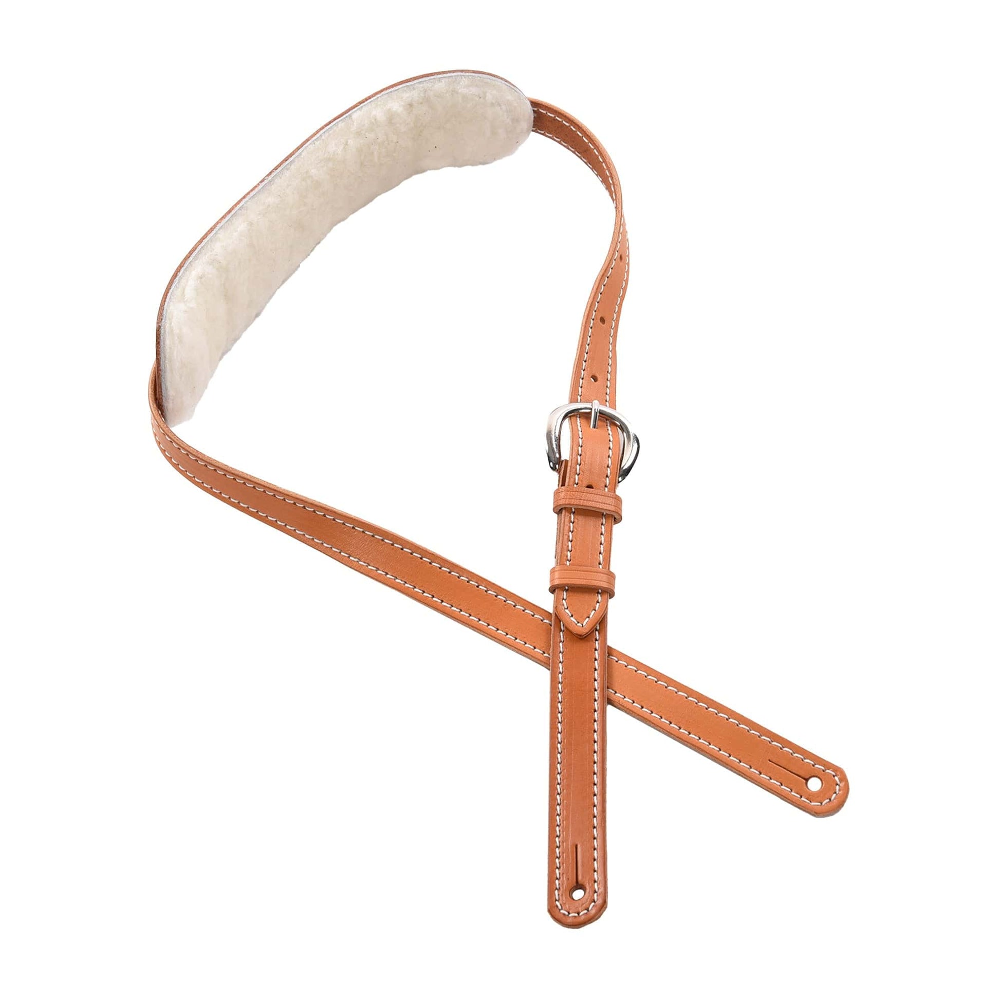 El Dorado Vintage Plain 1" Small Leather Strap Tan Accessories / Straps