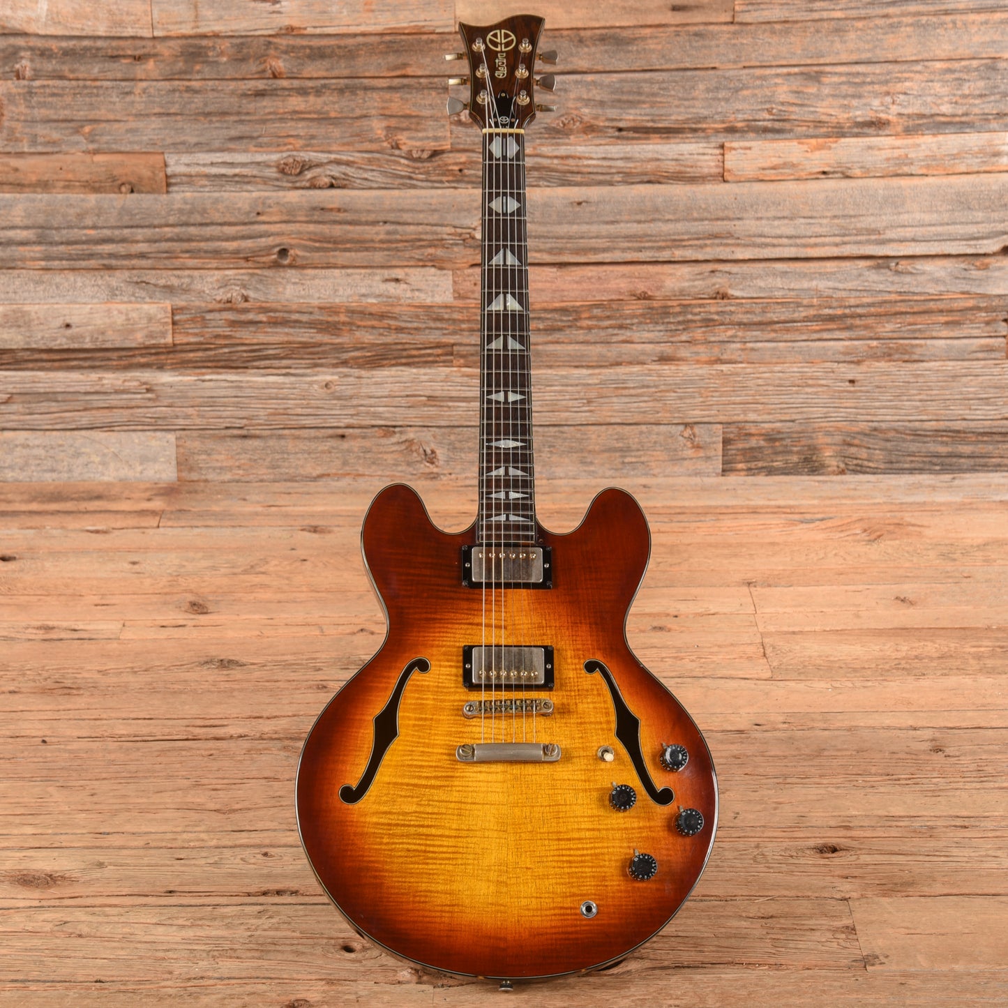 Electra X410 Sunburst Electric Guitars / Semi-Hollow