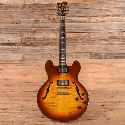 Electra X410 Sunburst Electric Guitars / Semi-Hollow