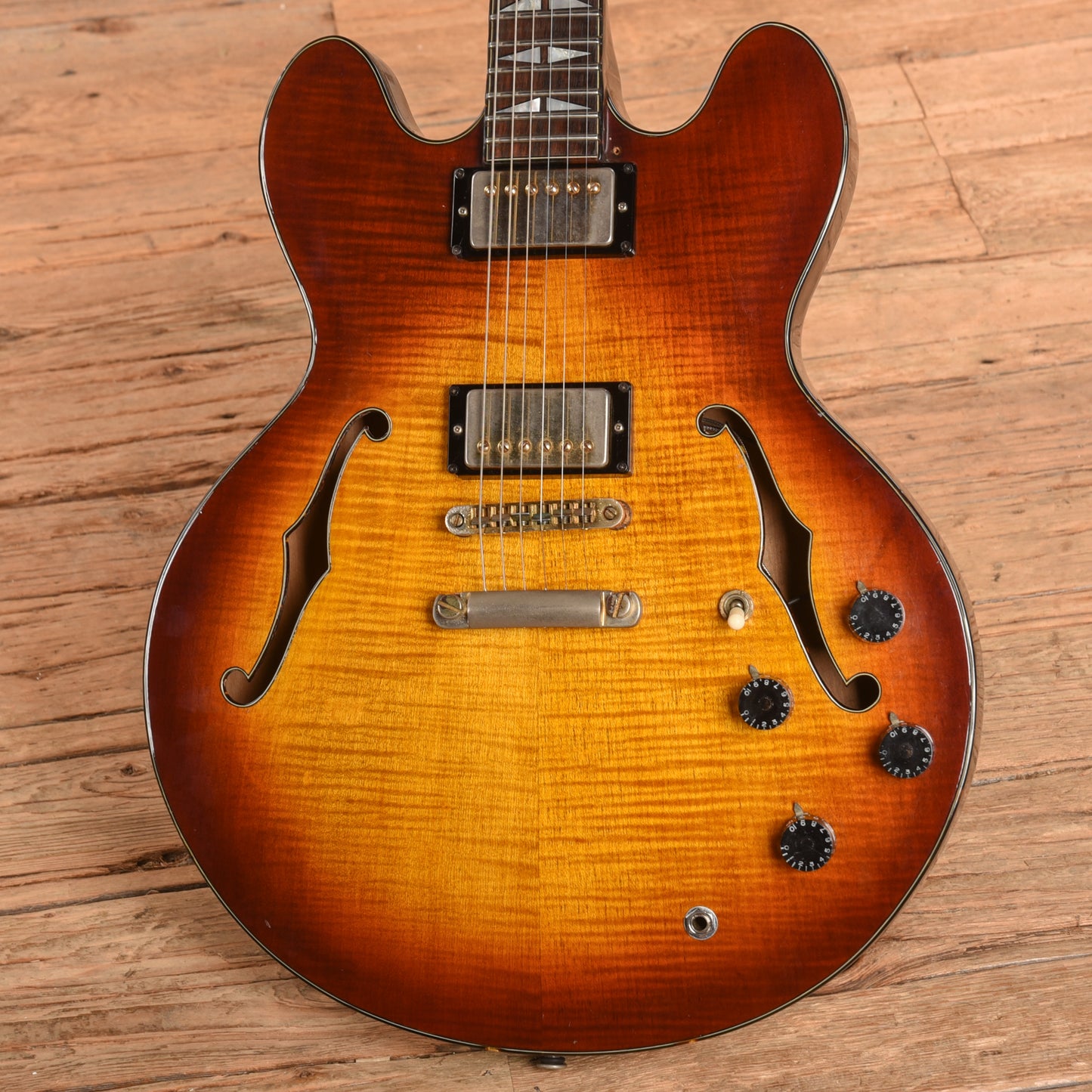Electra X410 Sunburst Electric Guitars / Semi-Hollow