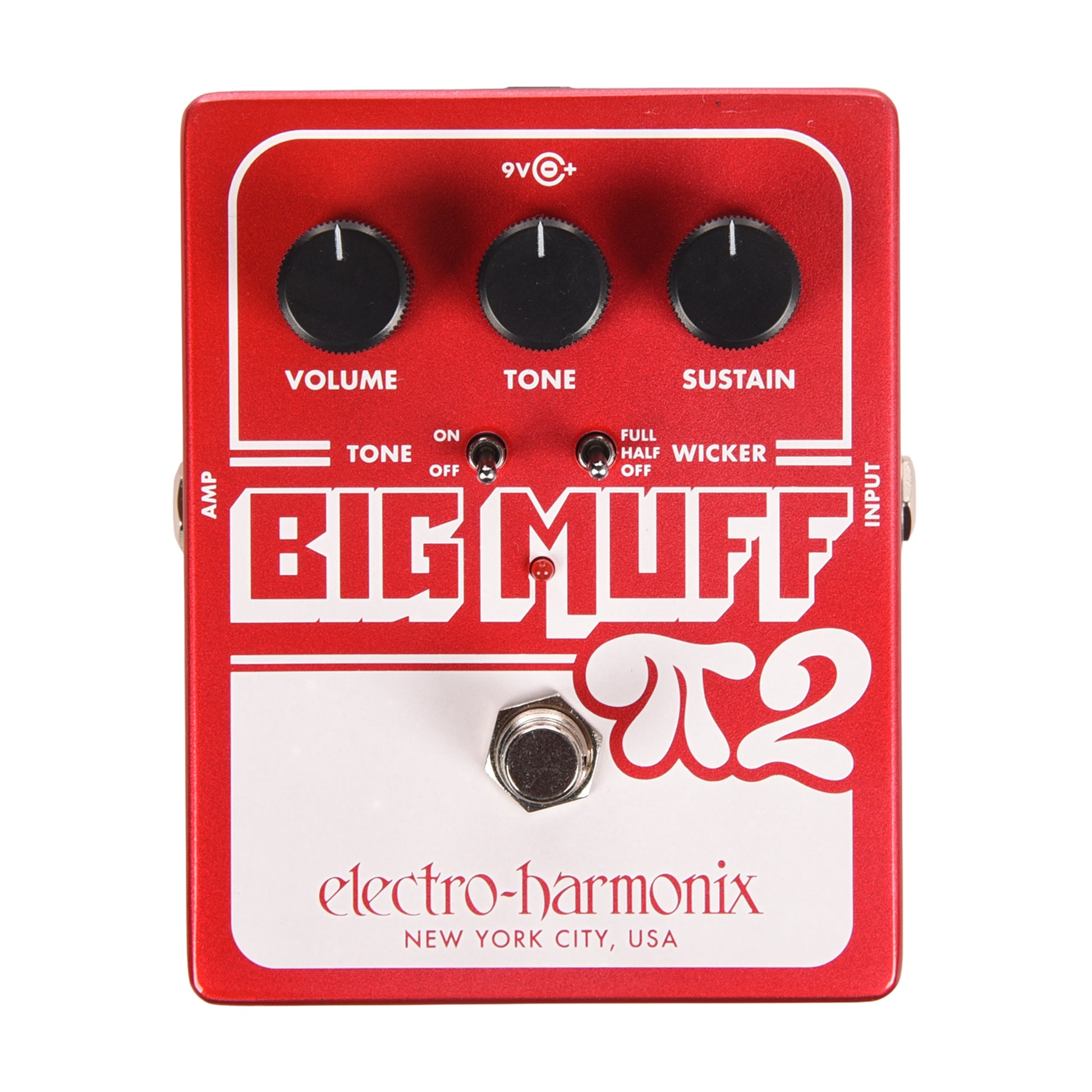 Electro-Harmonix Big Muff Pi 2 w/Tone Wicker Fuzz Pedal Effect Pedals