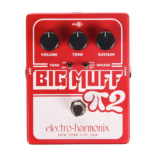 Electro-Harmonix Big Muff Pi 2 w/Tone Wicker Fuzz Pedal Effect Pedals