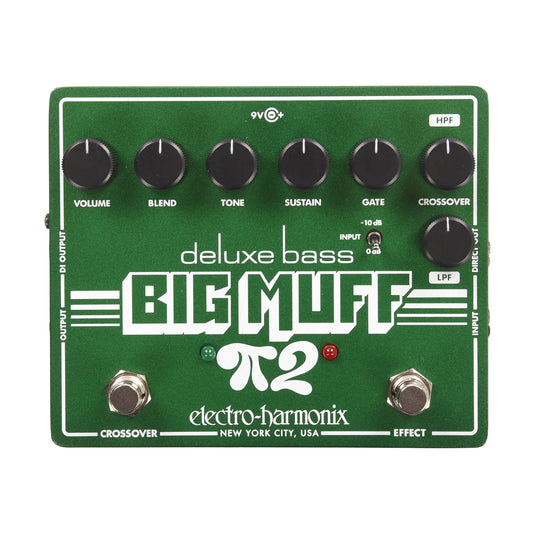 Electro-Harmonix Deluxe Bass Big Muff Pi 2 Distortion/Sustainer Effect Pedals
