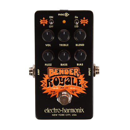 Electro-Harmonix Bender Royale MK III Germanium Fuzz Pedal BlackElectro-Harmonix Bender Royale MK III Germanium Fuzz Pedal Black Effects and Pedals / Fuzz