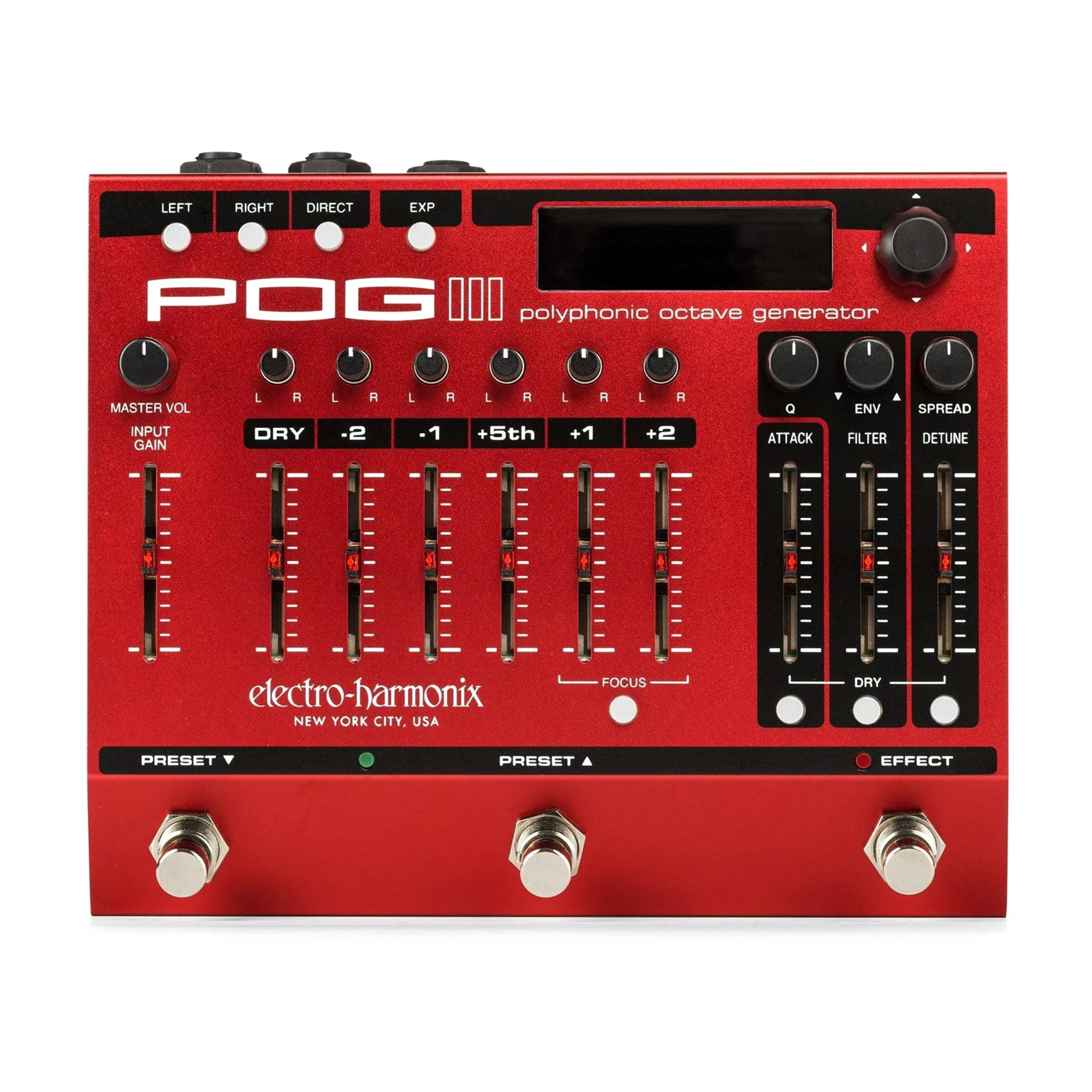 Electro-Harmonix POG3 Polyphonic Octave Generator Pedal Effects and Pedals / Octave and Pitch
