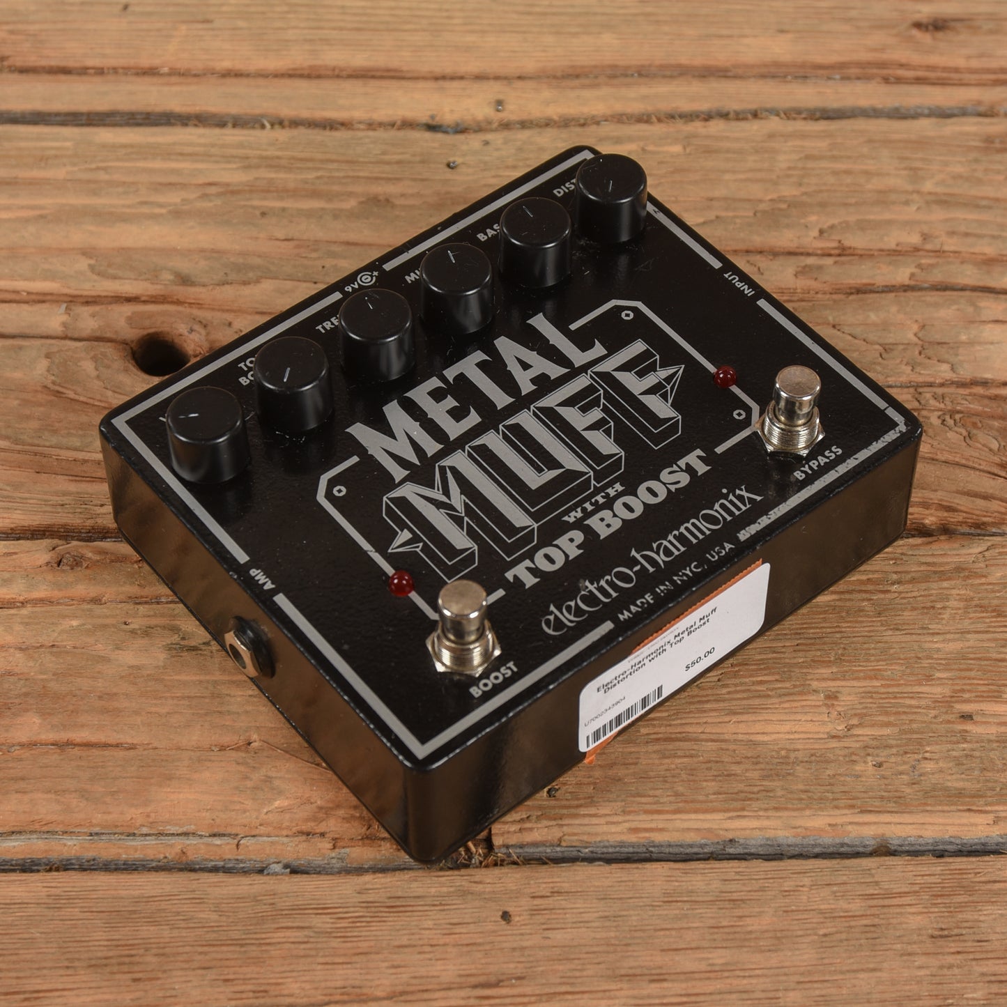 Electro-Harmonix Metal Muff Distortion with Top Boost Effects and Pedals / Overdrive and Boost