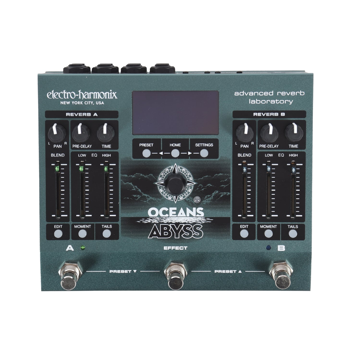 Electro-Harmonix Oceans Abyss Advanced Reverb Laboratory Pedal Effects and Pedals / Reverb