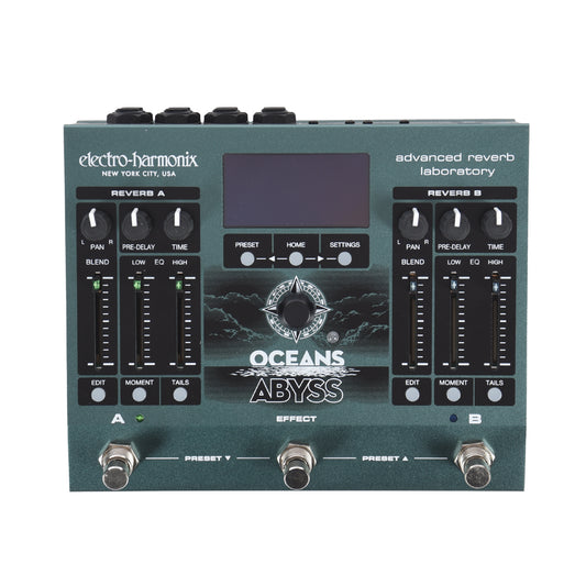 Electro-Harmonix Oceans Abyss Advanced Reverb Laboratory Pedal Effects and Pedals / Reverb
