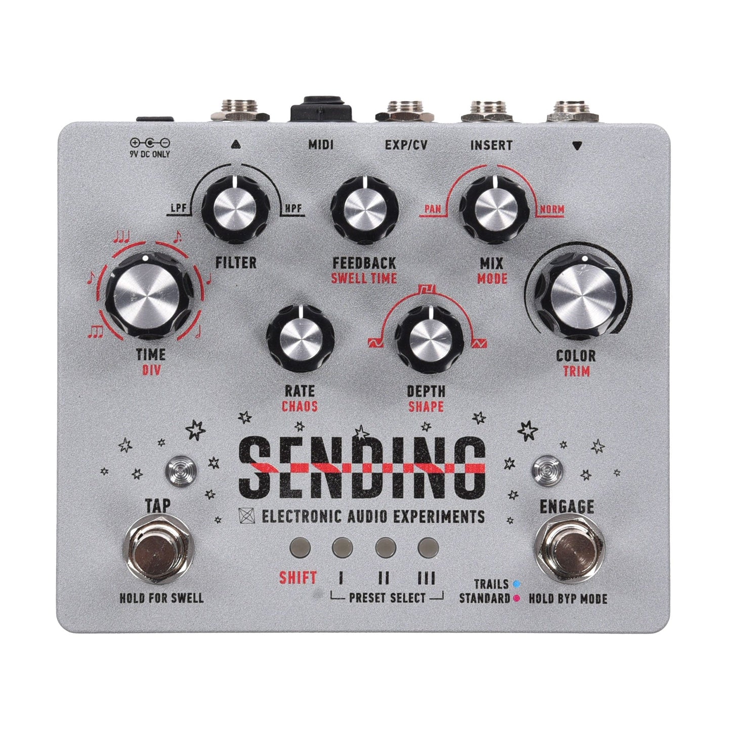 Electronic Audio Experiments Sending V2 Delay Pedal Effects and Pedals / Delay