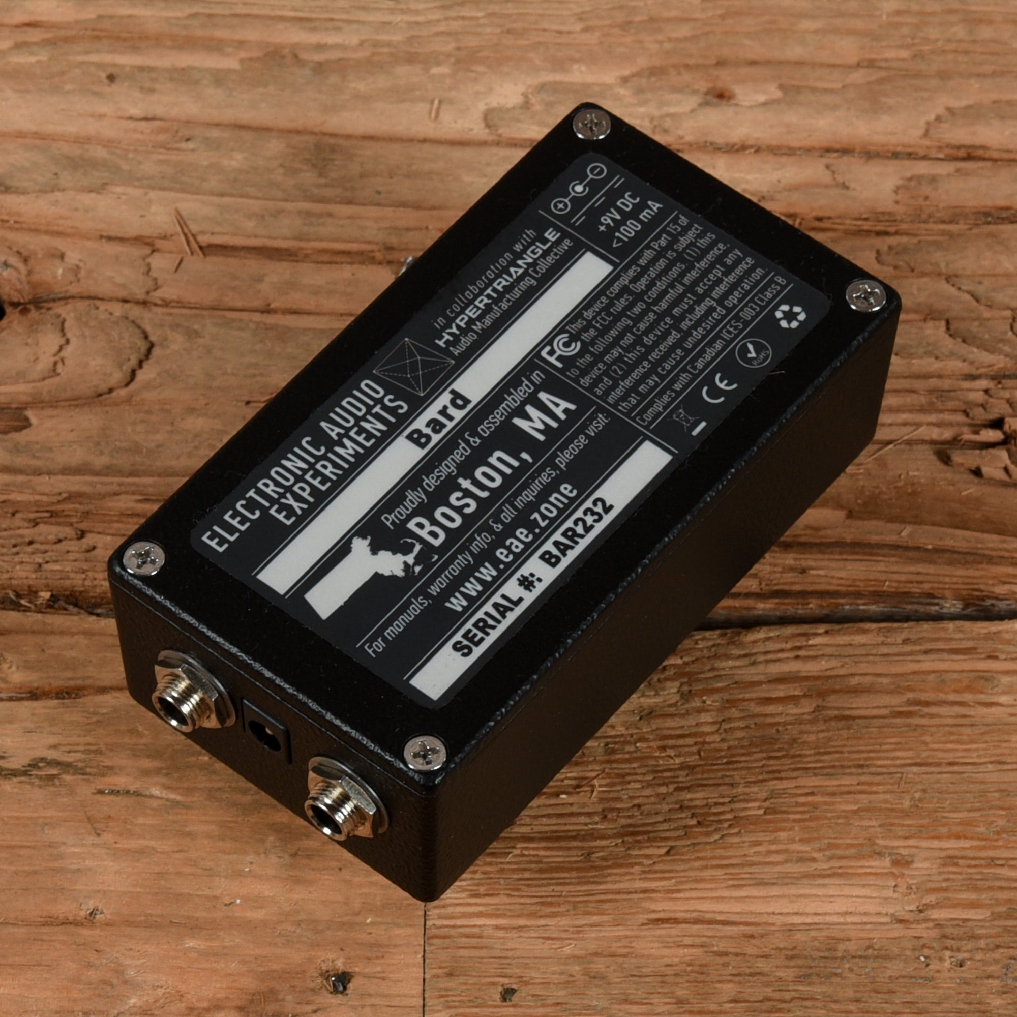 Electronic Audio Experiments The Bard Effects and Pedals / Overdrive and Boost