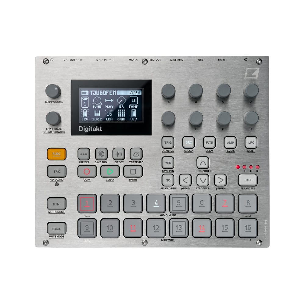 Elektron Digitakt 8Voice Digital Drum Machine & Sampler E25 Anniversa