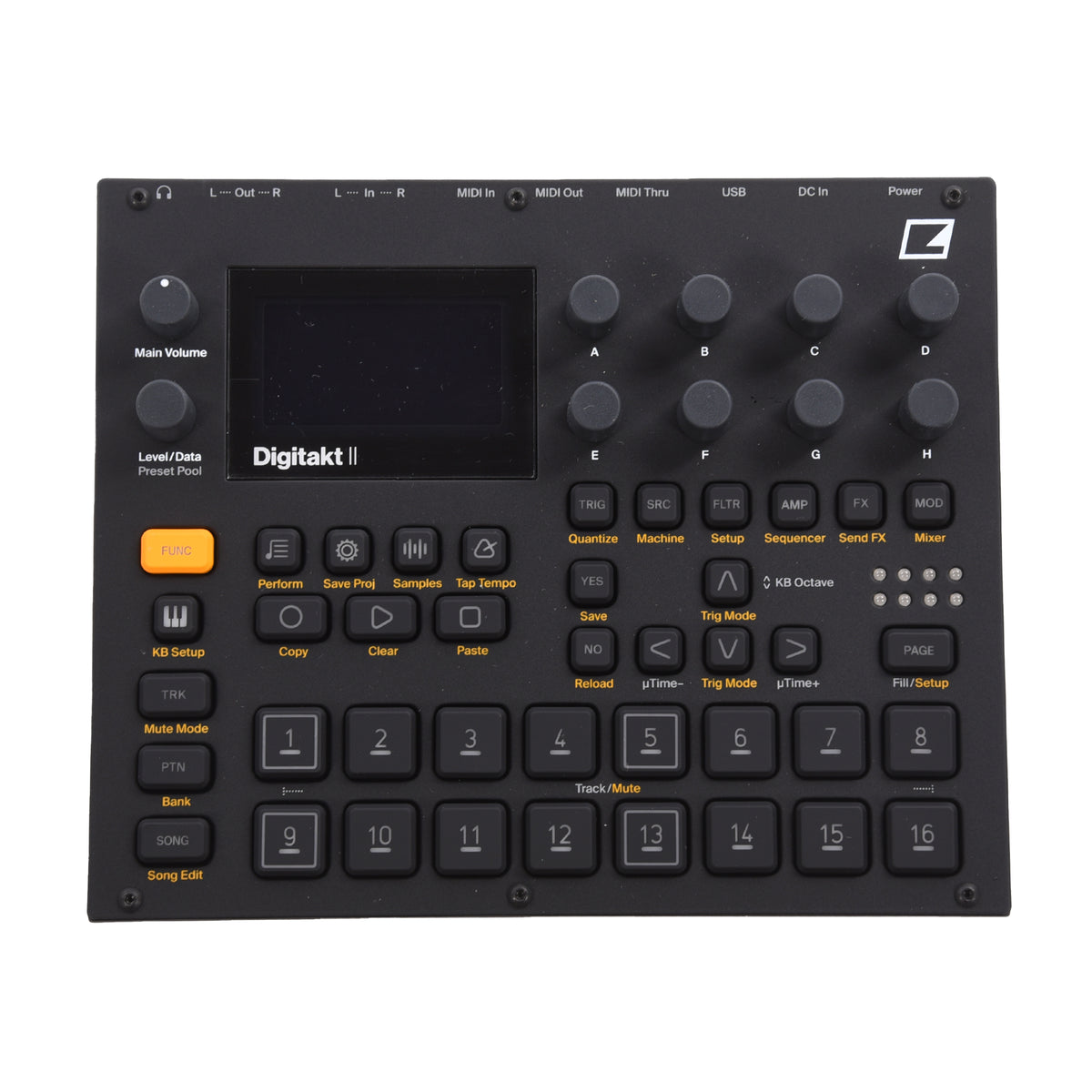 Dampler Machine Elektron Digitakt II Digital Drum Machine & Sampler – Chicago Music ...