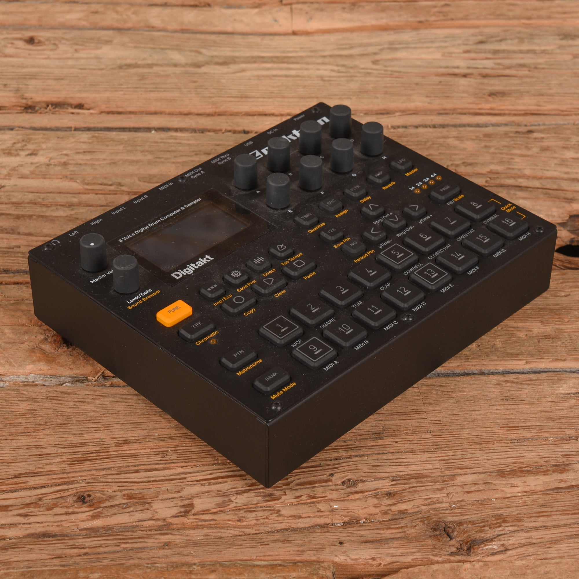Elektron Elektron Digitakt Eight-Voice Digital Drum Computer/Sampler Keyboards and Synths / Synths / Desktop Synths
