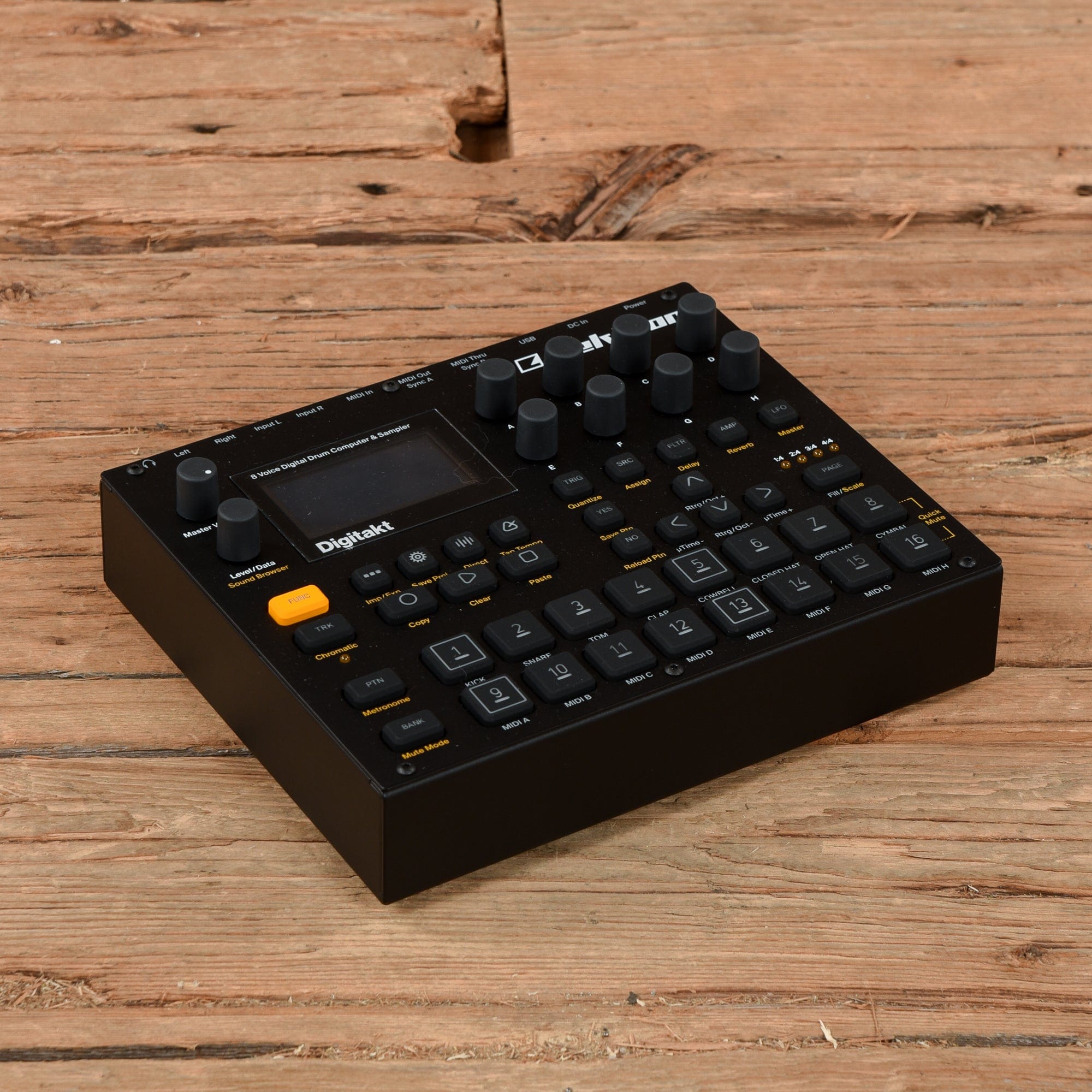 Elektron Digitakt 8-Voice Digital Drum Computer/Sampler w/ Lid ...