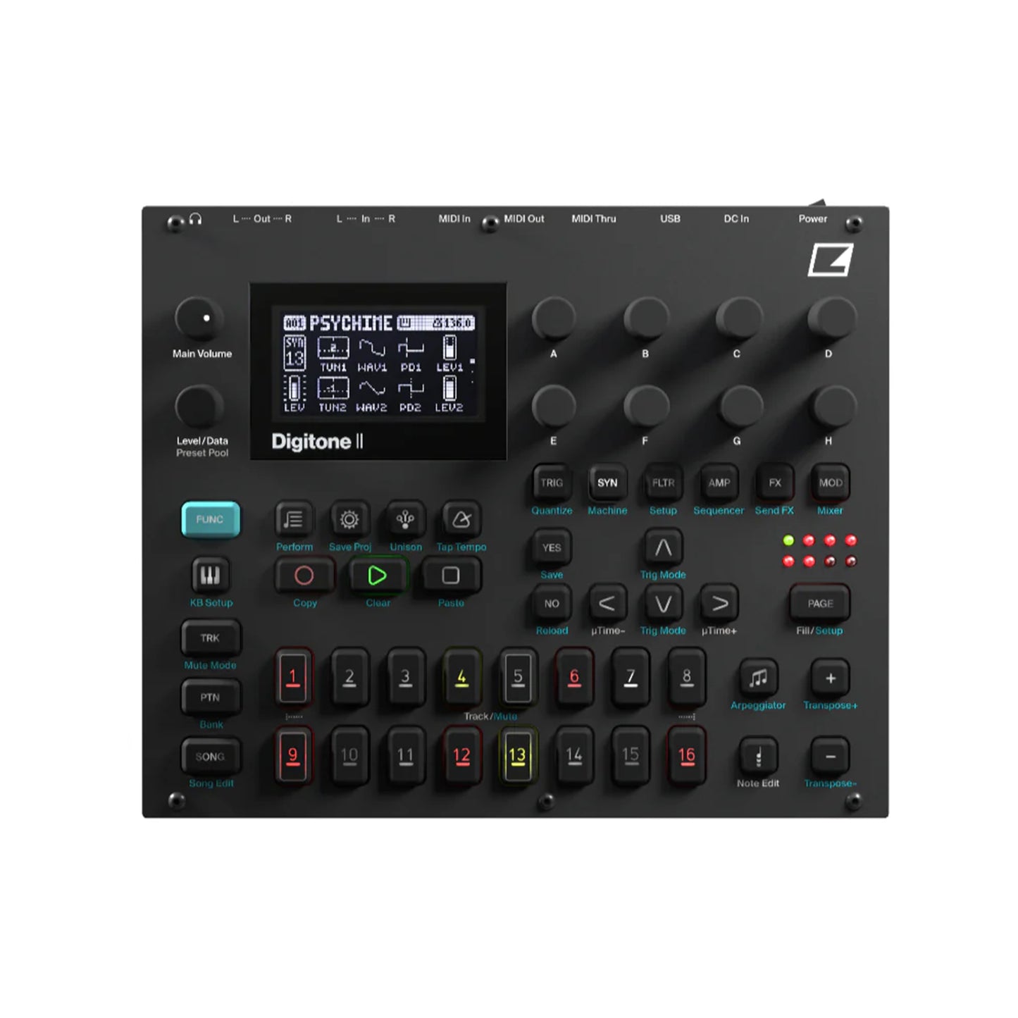 Elektron Digitone II 16-Track Polyphonic Digital Synthesizer Keyboards and Synths / Synths / Digital Synths