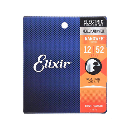 Elixir 12152 Electric Nanoweb Heavy 12-52 Accessories / Strings / Guitar Strings