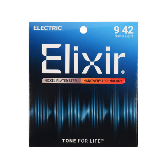 Elixir Super Light Nanoweb Electric Guitar Strings 9-42 Accessories / Strings / Guitar Strings