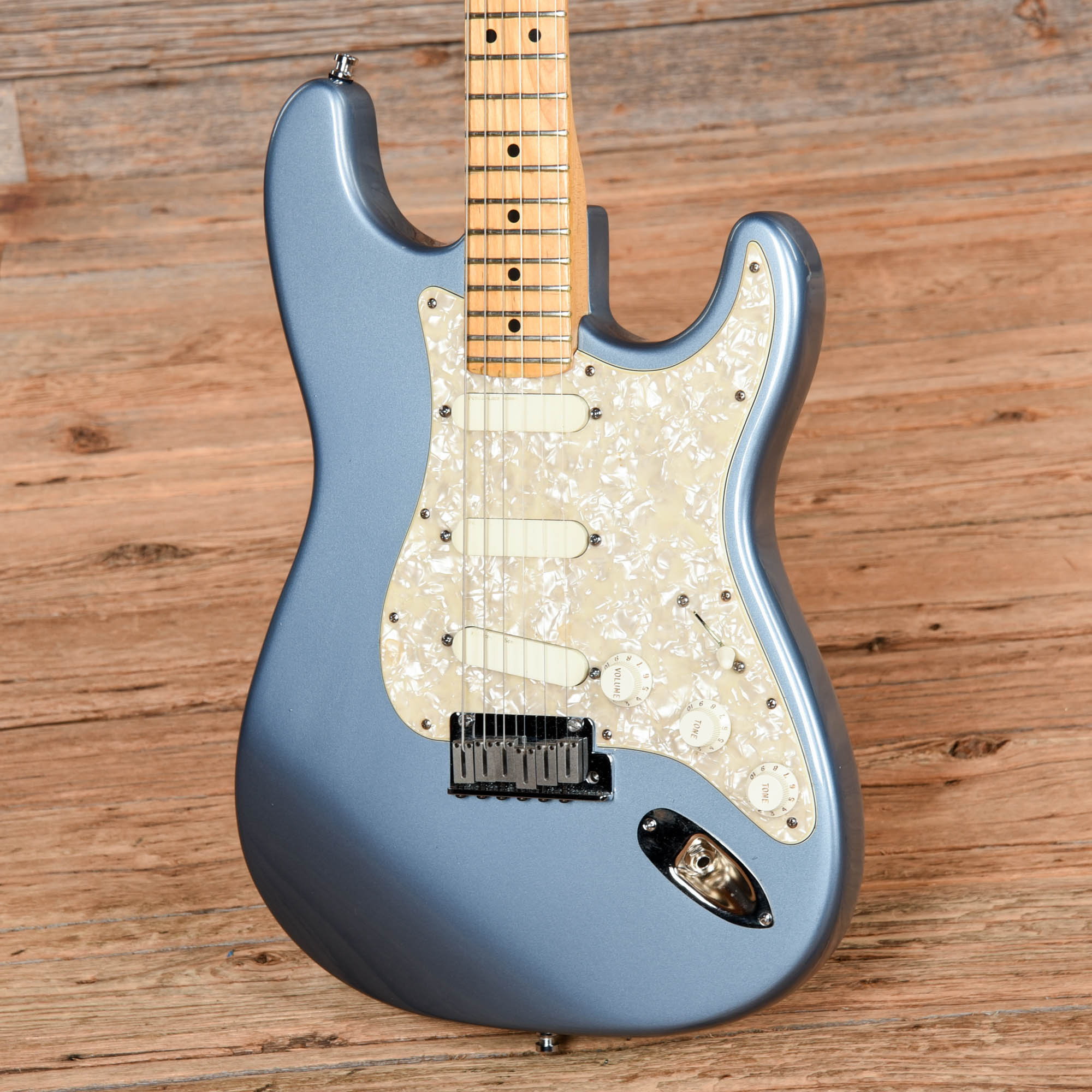 Fender Stratocaster Plus Neck with Unknown Fender Body Gun Metal Blue
