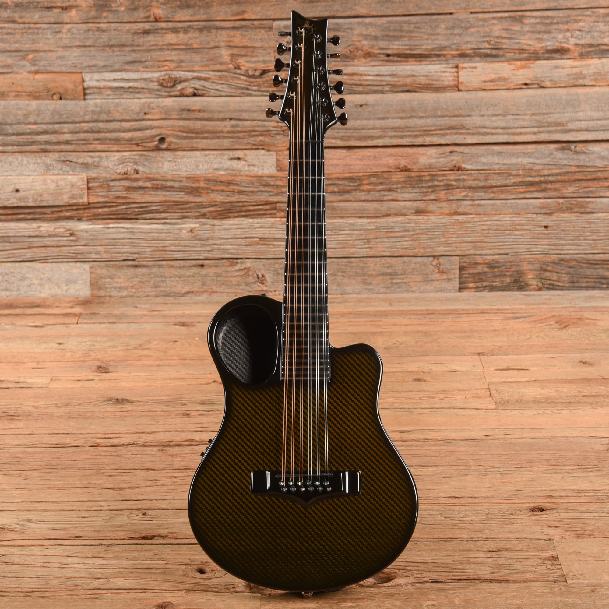 Emerald Amicus Black Acoustic Guitars / Dreadnought