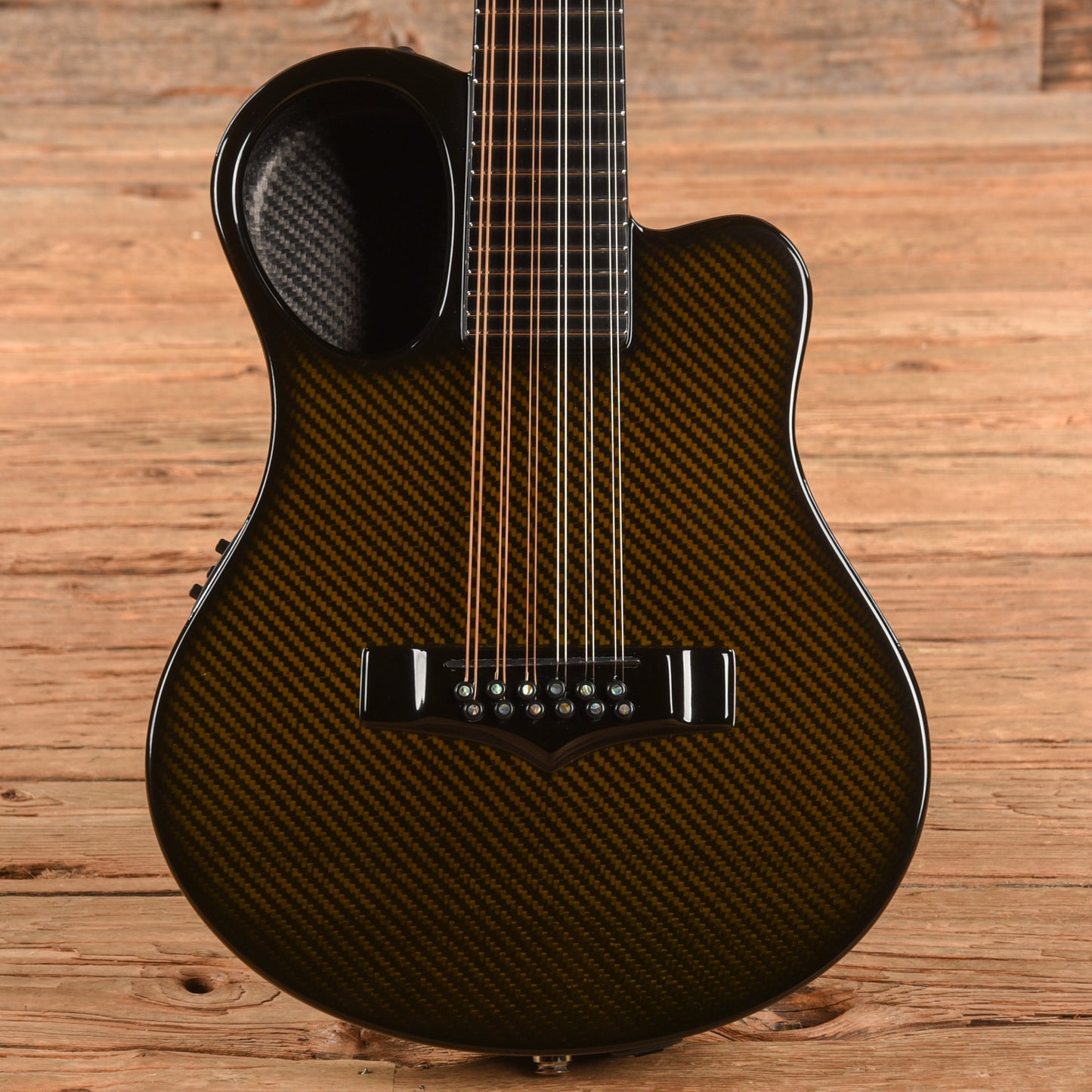 Emerald Amicus Black Acoustic Guitars / Dreadnought