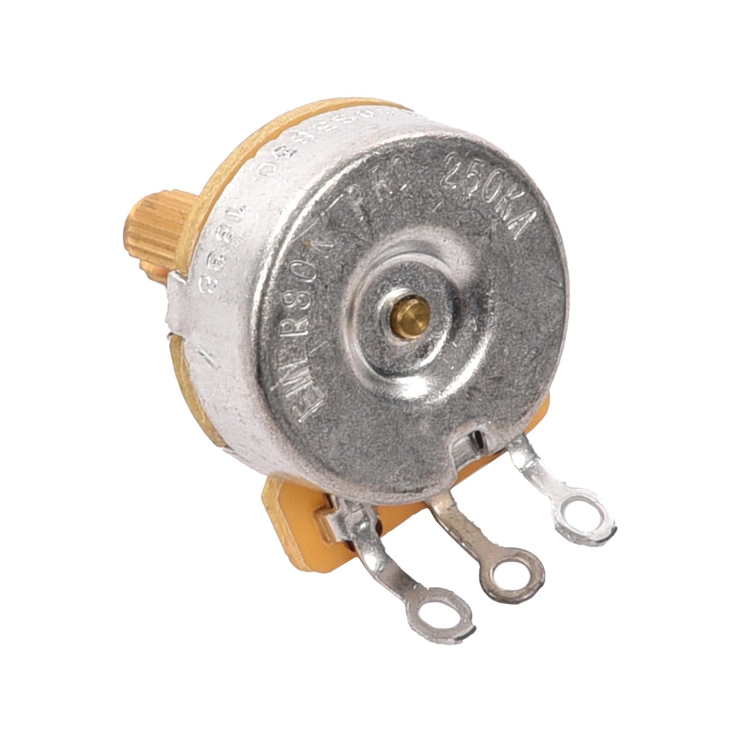 Emerson 250K-OHM CTS Audio Taper 0.375" Short Split Shaft Pro Potentiometer (+/- 8% Tol)