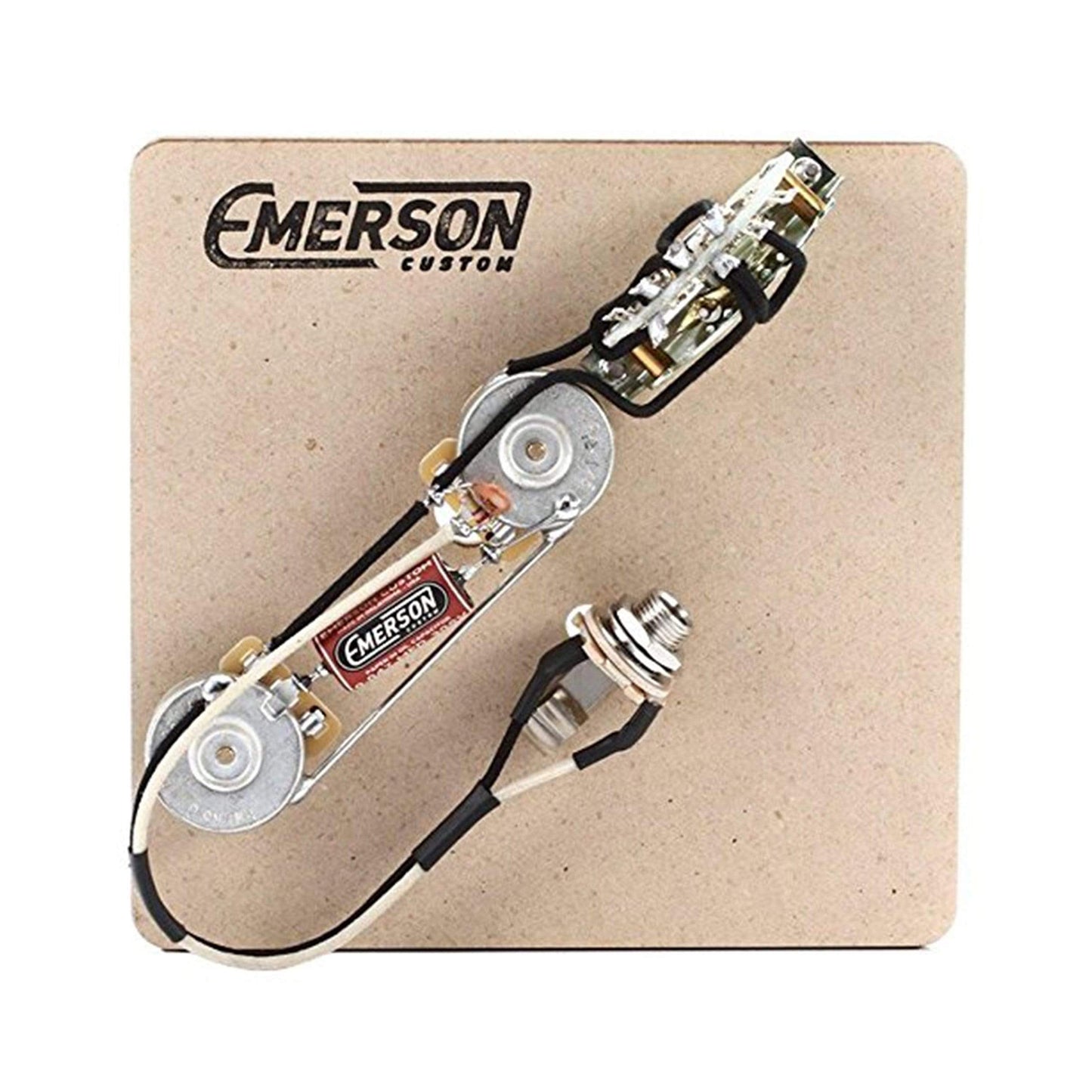 Emerson Custom Prewired Kit for Tele 3-Way (500K Ohm Pots & 0.022Uf Capacitor) Parts / Pickguards
