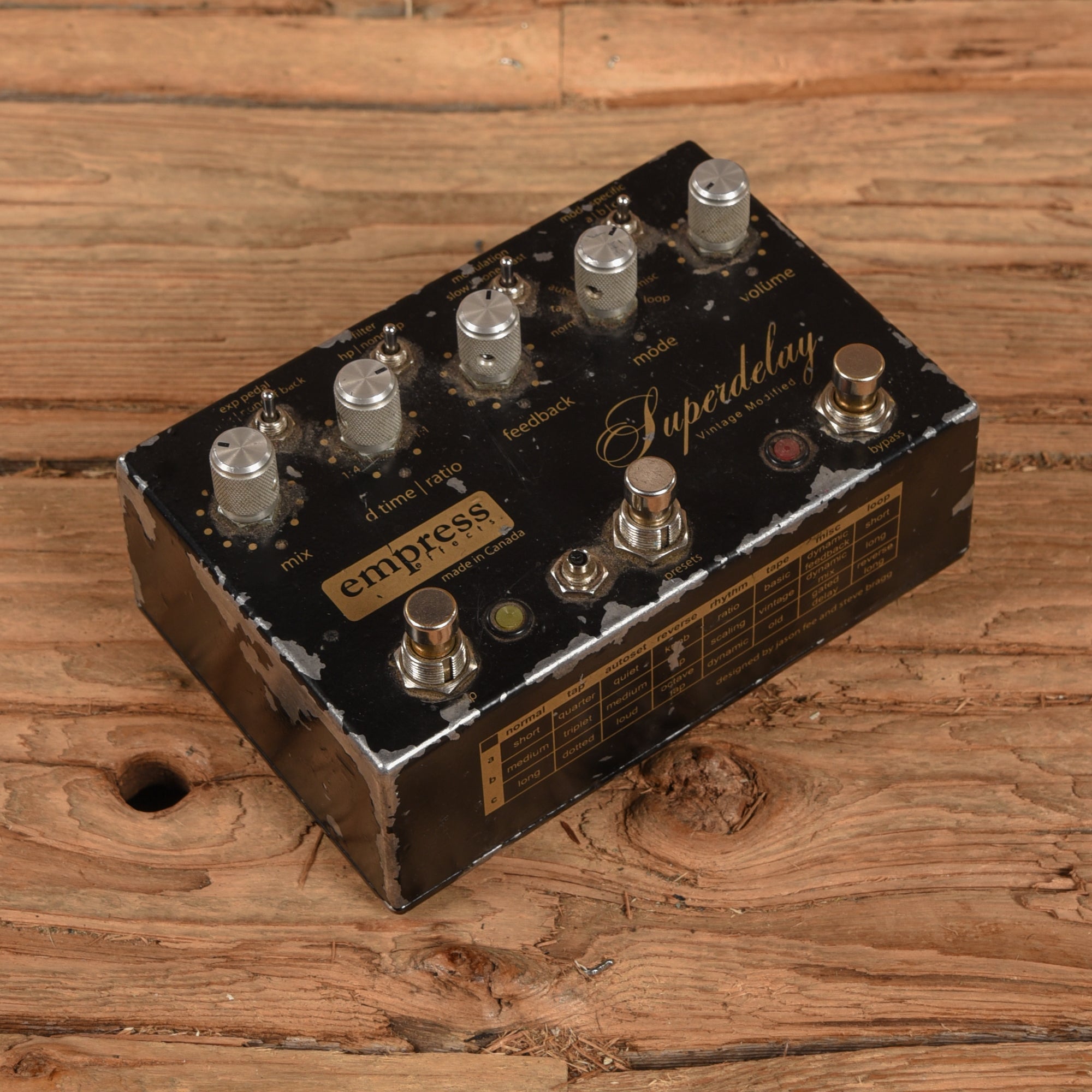 Empress Vintage Modified Superdelay Pedal Effects and Pedals / Delay
