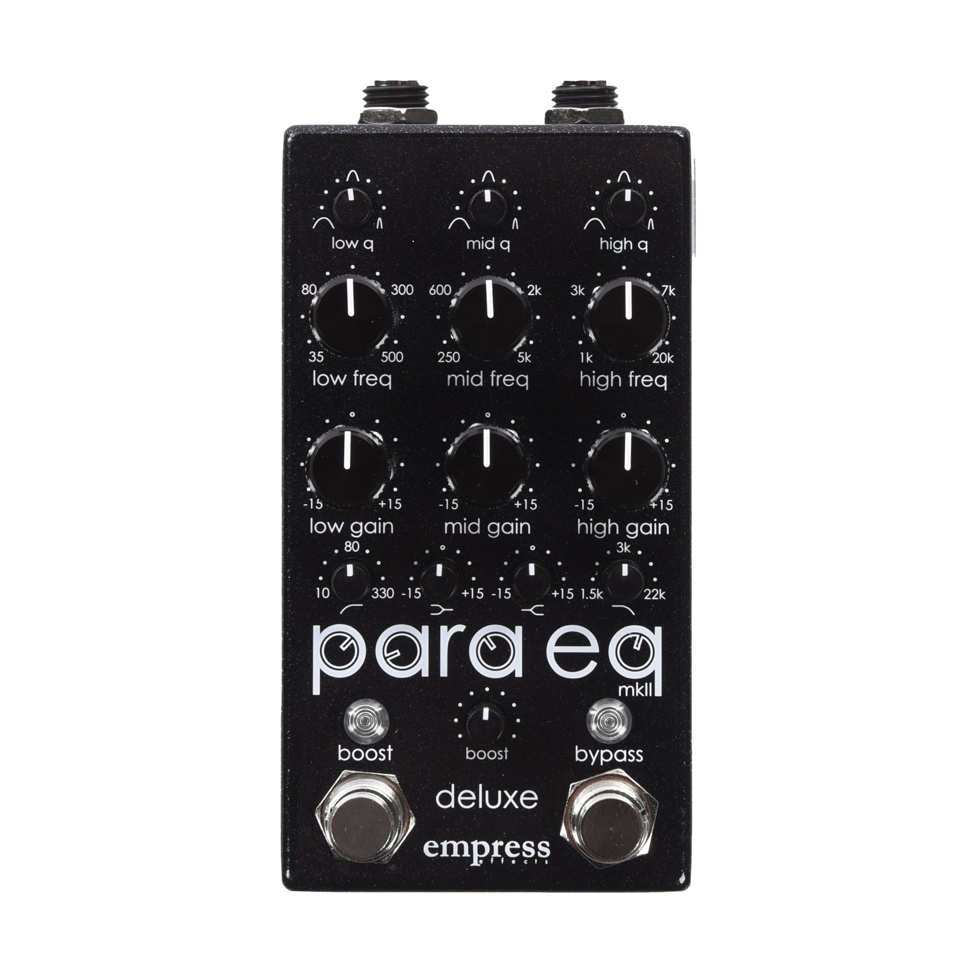 Empress Limited Edition ParaEQ MKII Deluxe EQ Pedal Black Effects and Pedals / EQ
