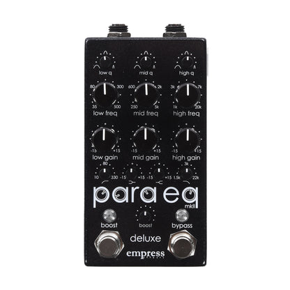 Empress Limited Edition ParaEQ MKII Deluxe EQ Pedal Black Effects and Pedals / EQ