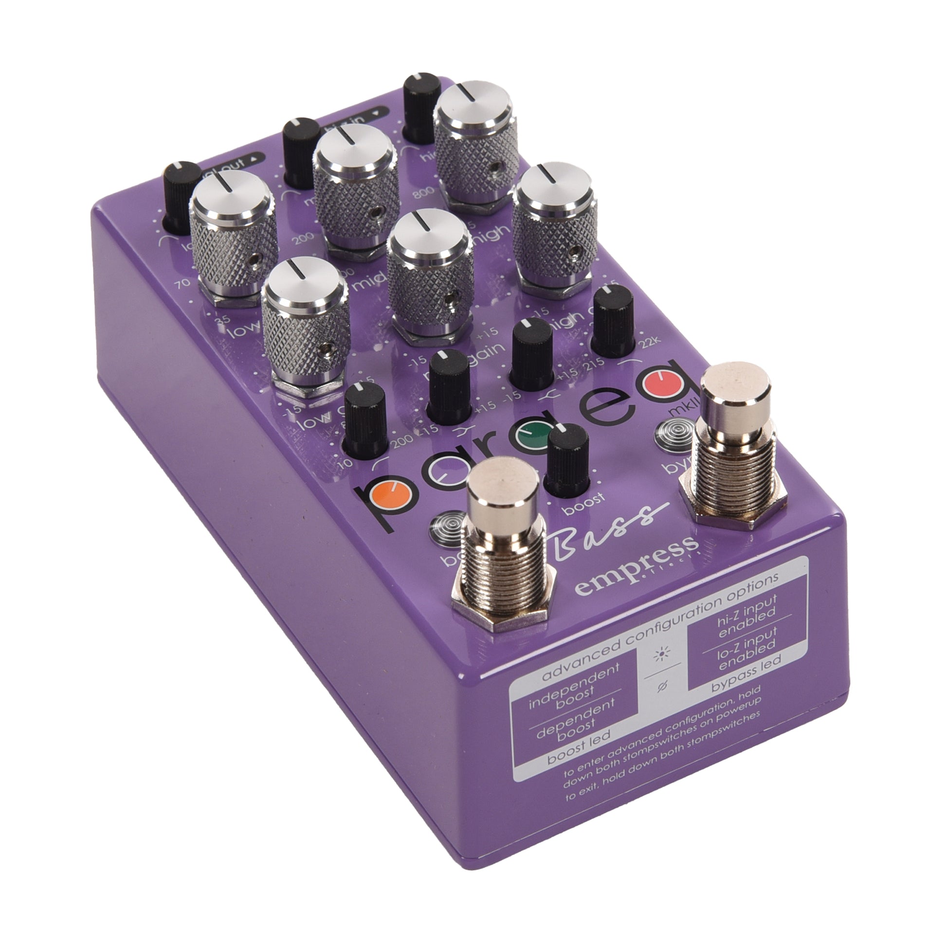 bass boost pedal Empress ParaEQ Bass EQ & Boost Pedal – Chicago Music Exchange