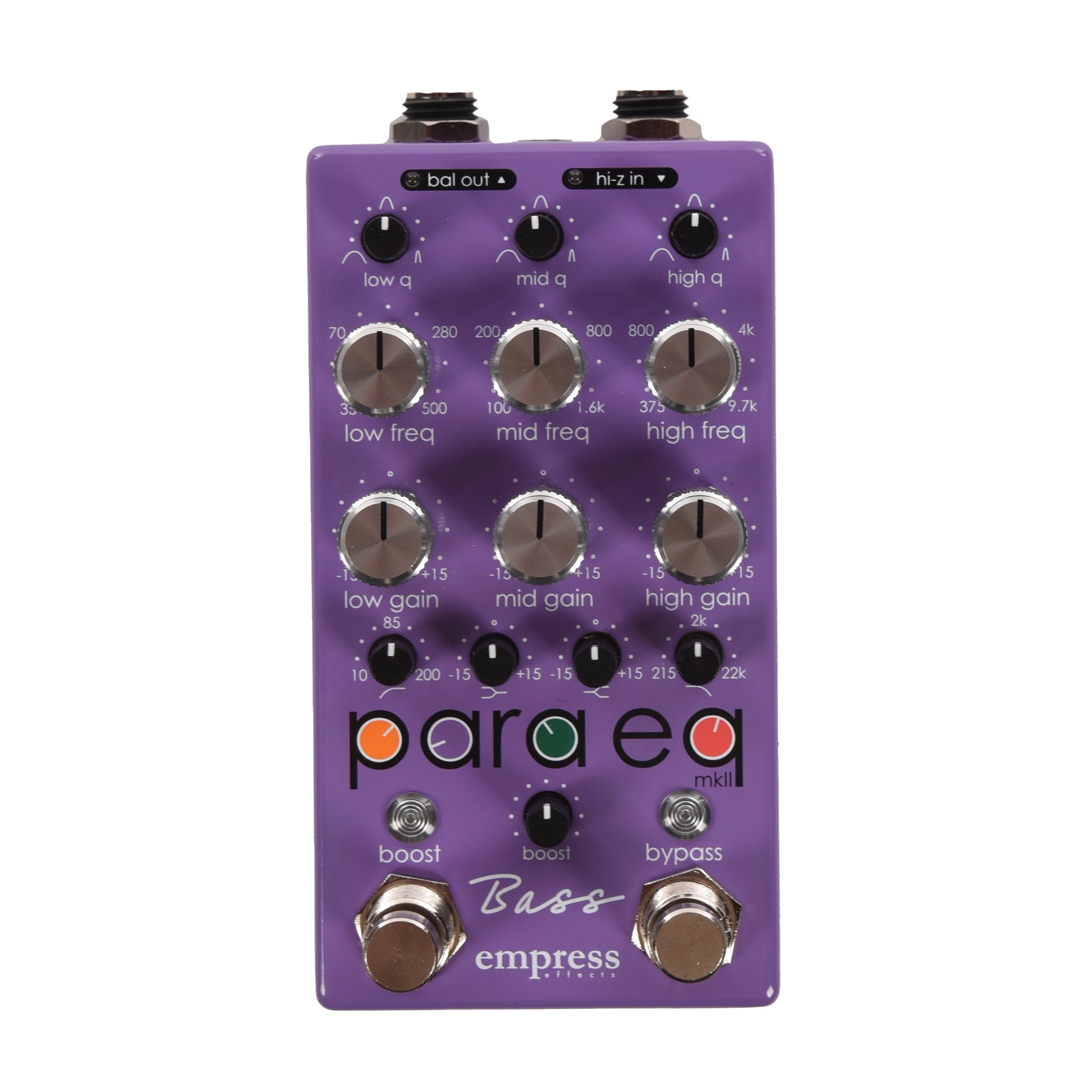 bass boost pedal Empress ParaEQ Bass EQ & Boost Pedal – Chicago Music Exchange
